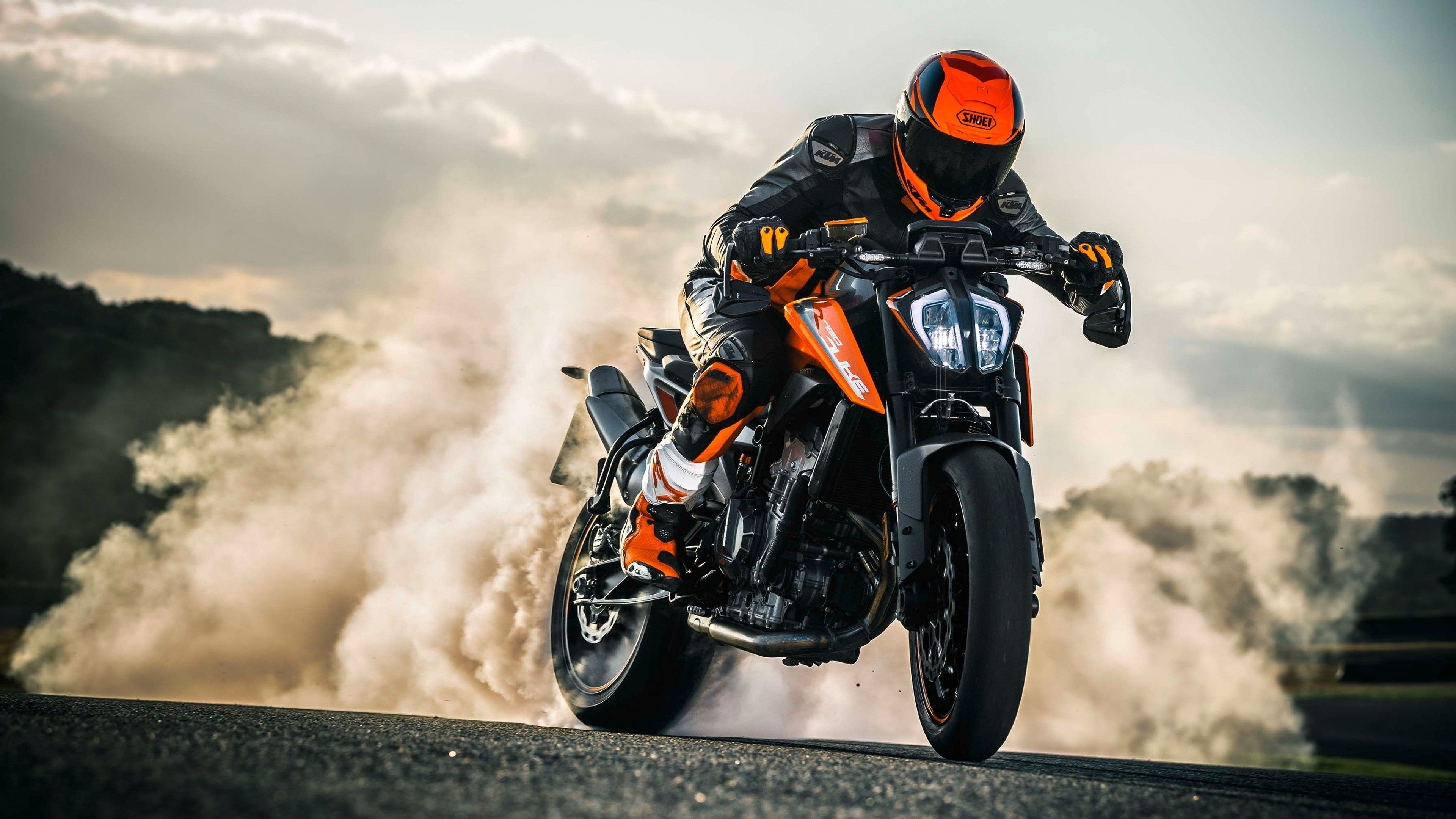 KTM Duke Bike, Sleek and Stylish, Motorcycle Marvel, Rider's Delight, 3840x2160 4K Desktop