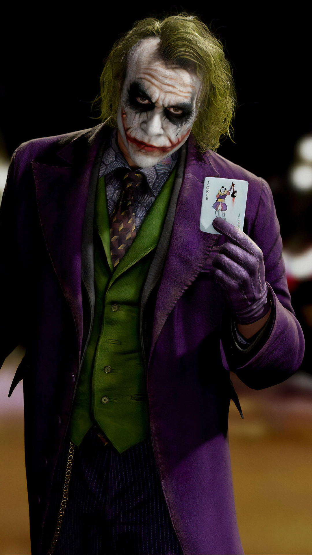Heath Ledger, Joker 4K, iPhone 7, Flip it, 1080x1920 Full HD Handy