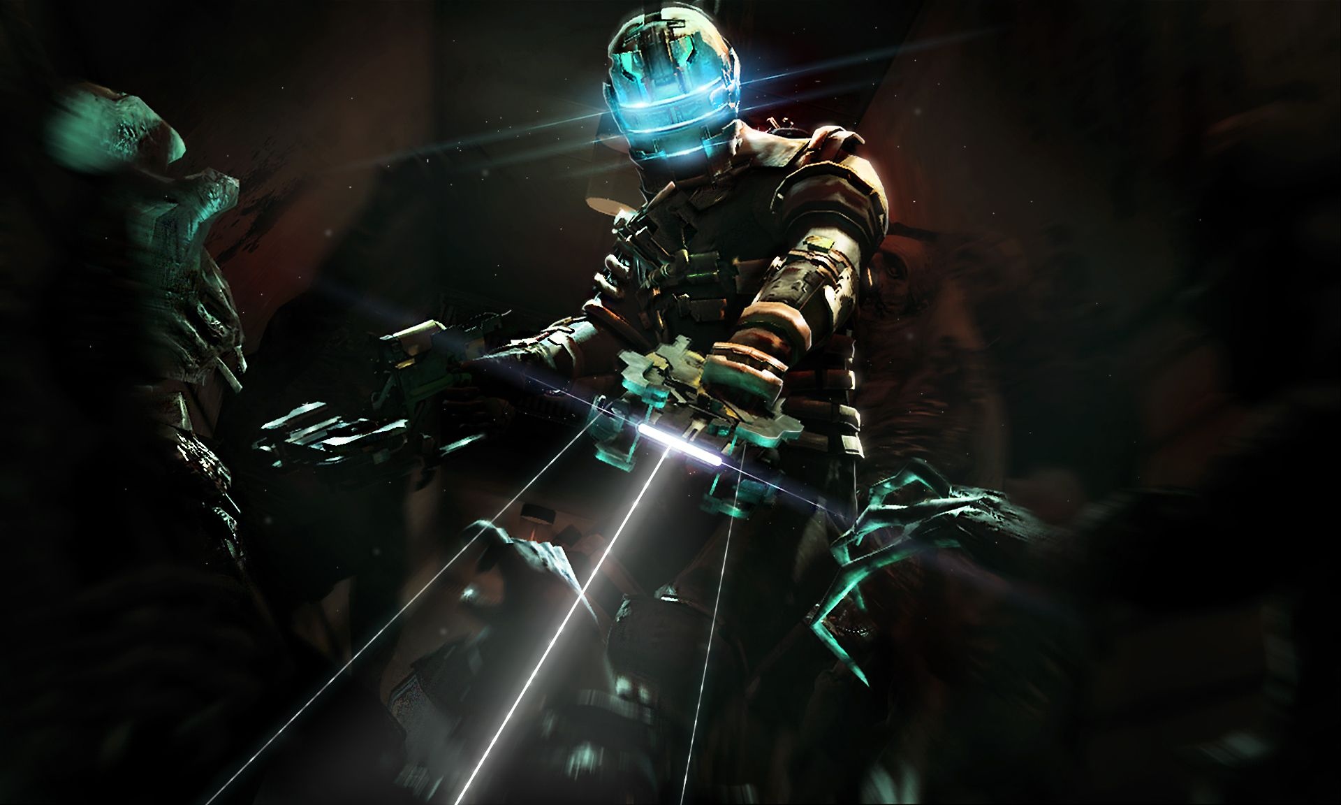 Isaac Clarke (Gaming), Engineer suit, Survival horror game, Necromorphs enemy, 1920x1160 HD Desktop