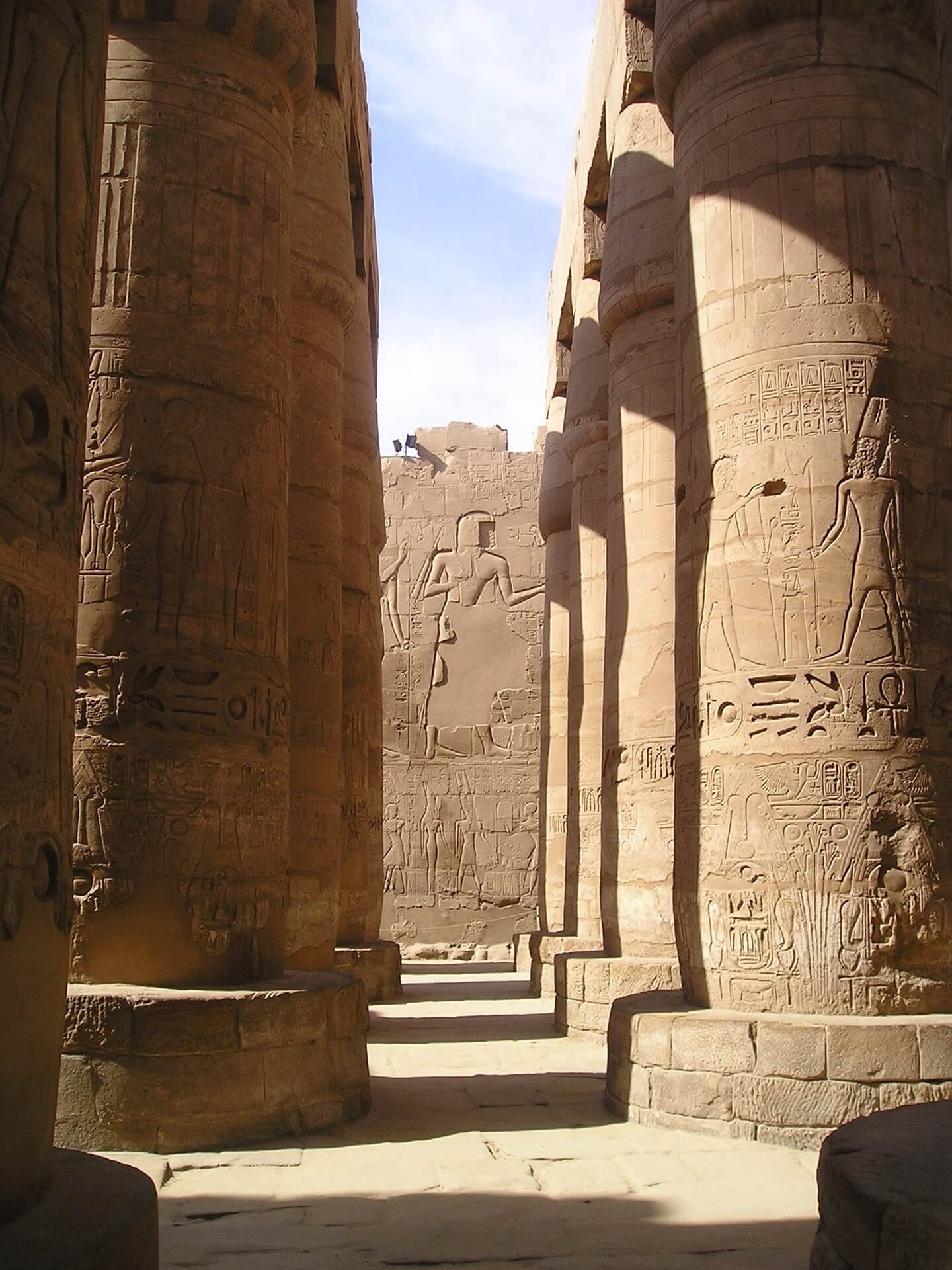 Luxor Temple, Ancient Egyptian complex, Egypt, Travel destination, 1440x1920 HD Handy