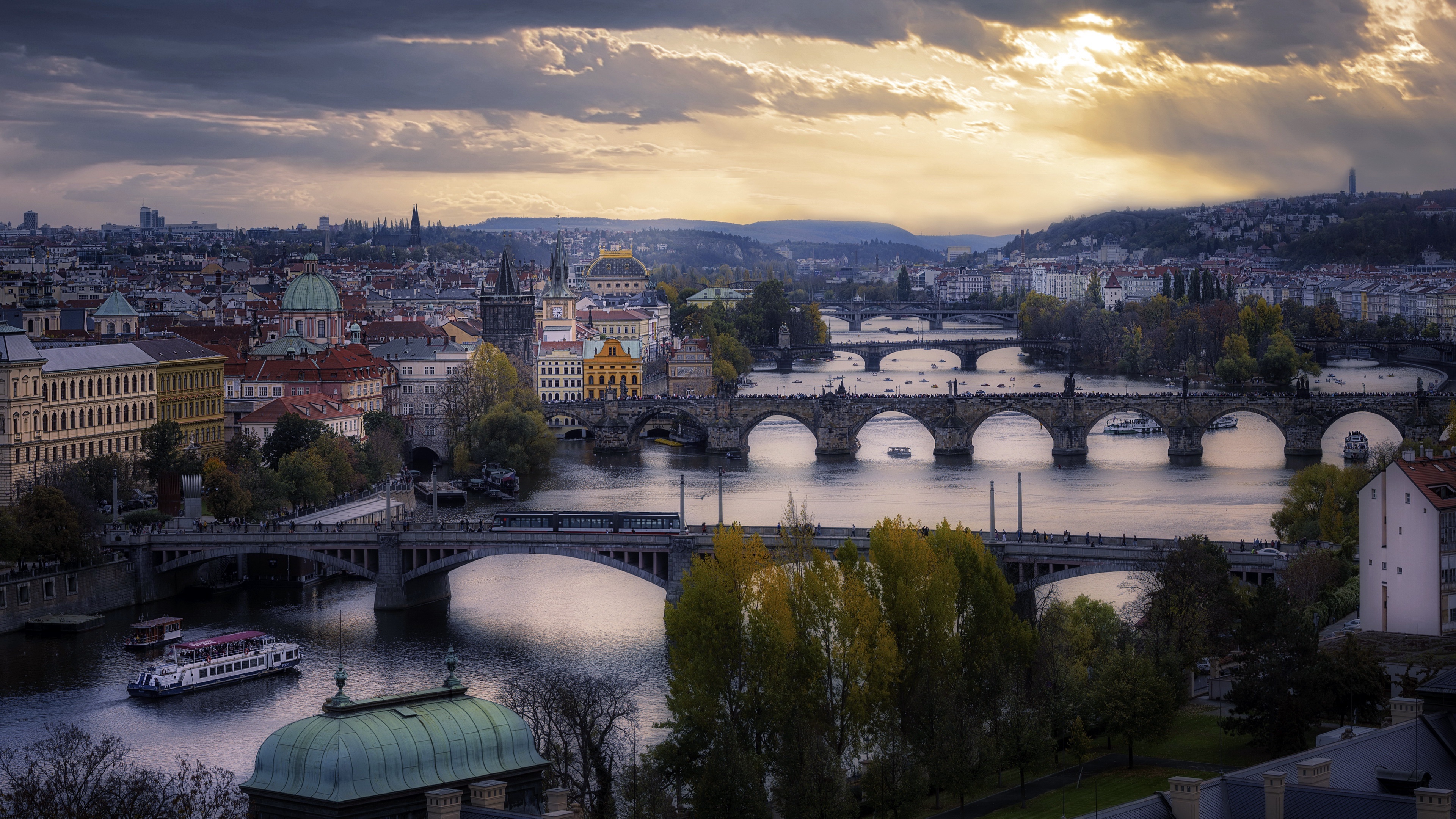 4K ultra HD wallpaper, Background image, Prague's beauty, High-resolution view, 3840x2160 4K Desktop