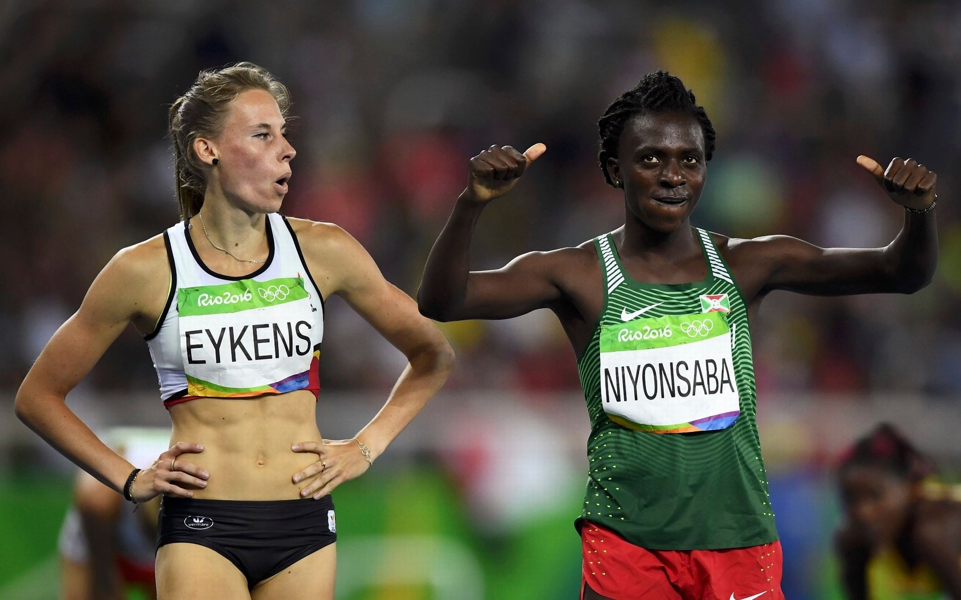 Francine Niyonsaba, 2016 Rio Olympics, women's 800m, 1970x1230 HD Desktop