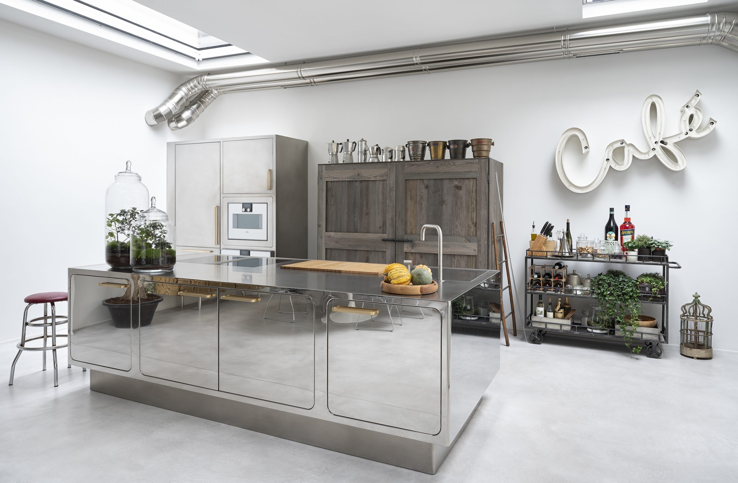 Industrial style kitchens, Stylish kitchen design, Functional and chic, Contemporary interiors, 2560x1680 HD Desktop