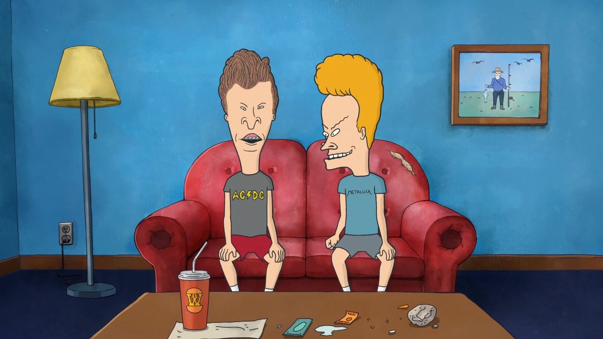 Beavis and Butt-Head, Hilarious duo, Animated comedy, Universal chaos, 1920x1080 Full HD Desktop