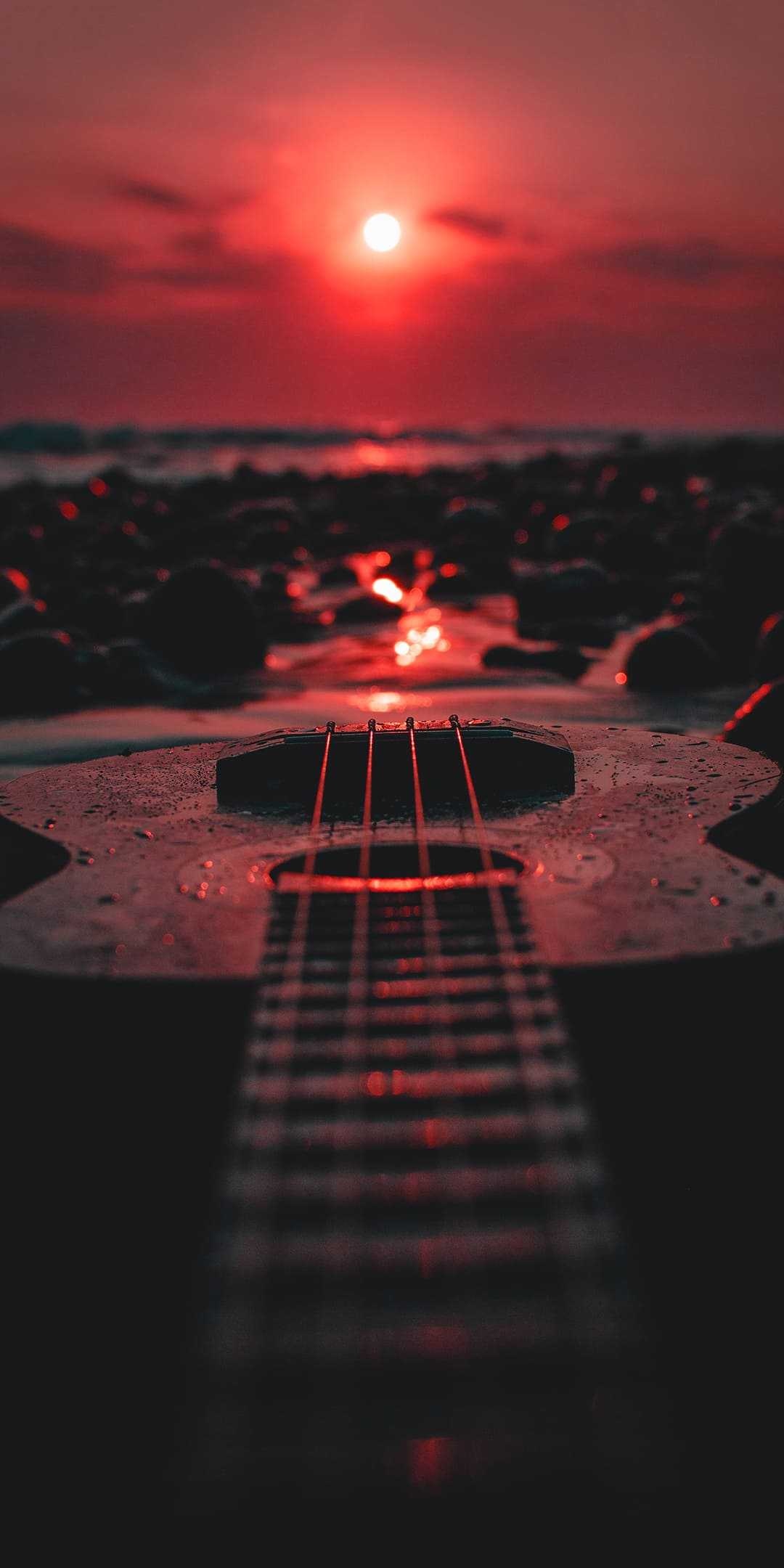 Guitar: Ukulele, A musical instrument projecting sound acoustically. 1080x2160 HD Wallpaper.