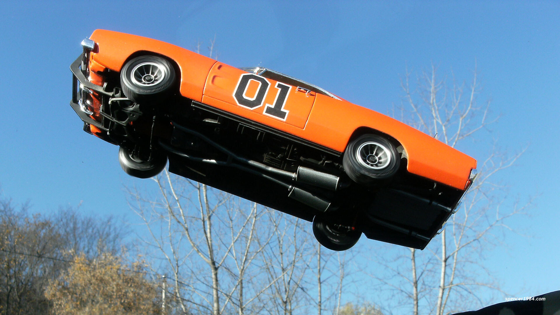 General Lee Car: The movie General performing flies and makes controlled landings, The car jumps performed for the 1979 TV show. 1920x1080 Full HD Wallpaper.