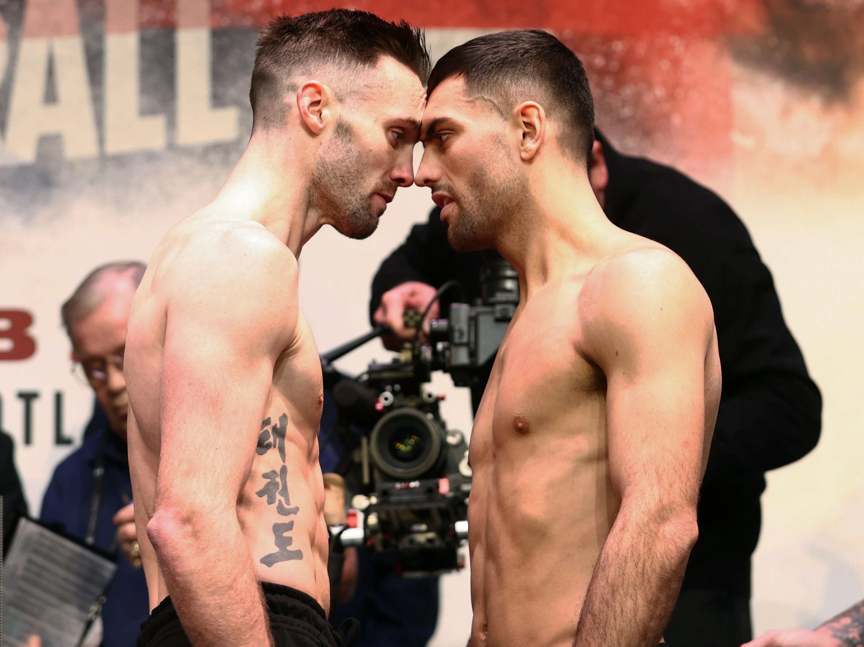 Josh Taylor, Jack Catterall, Feisty Weigh-In, World Title Fight, 2870x2150 HD Desktop