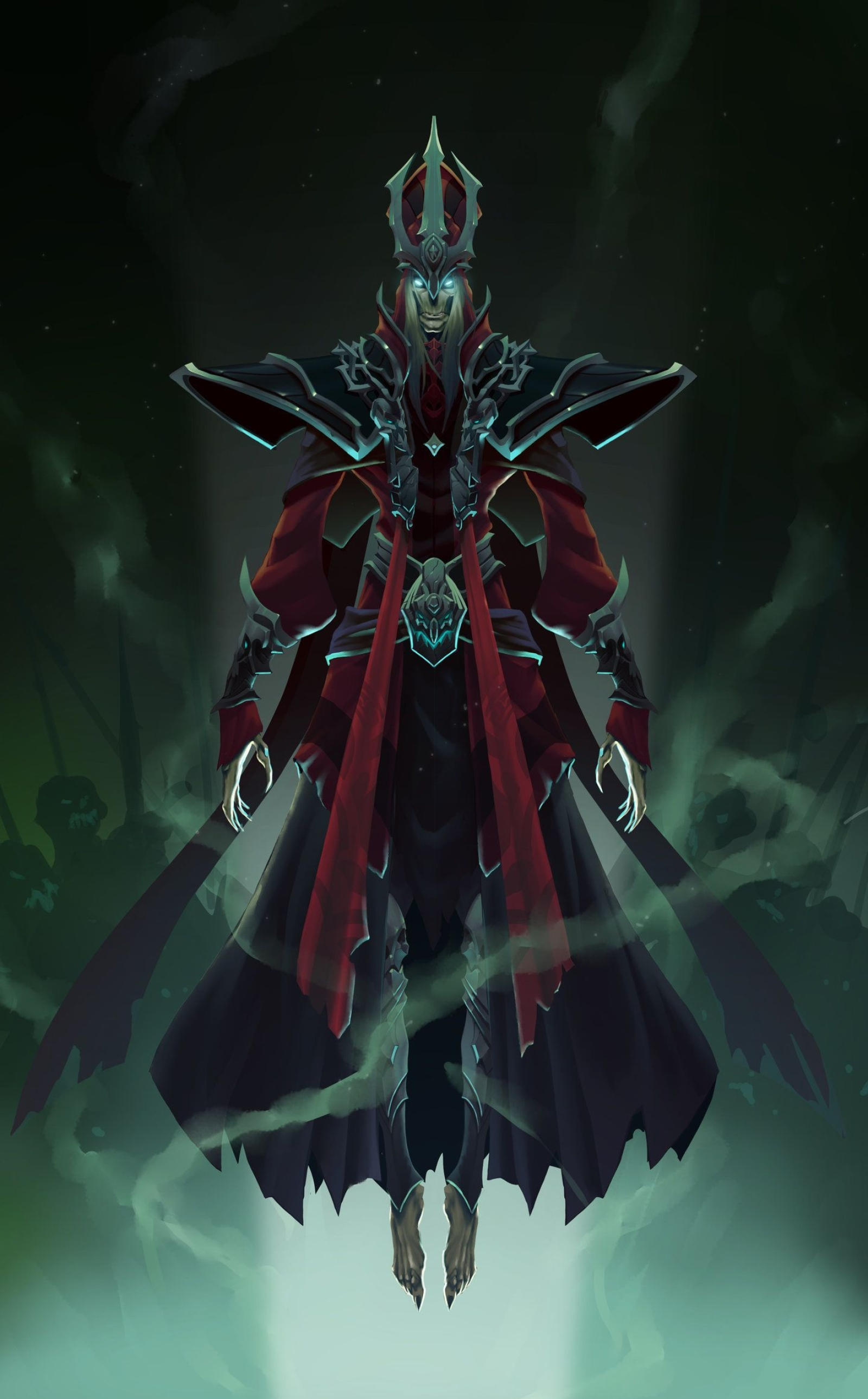 Karthus, League of Legends, Reworked champion, The Bravo Ray, 1600x2580 HD Phone