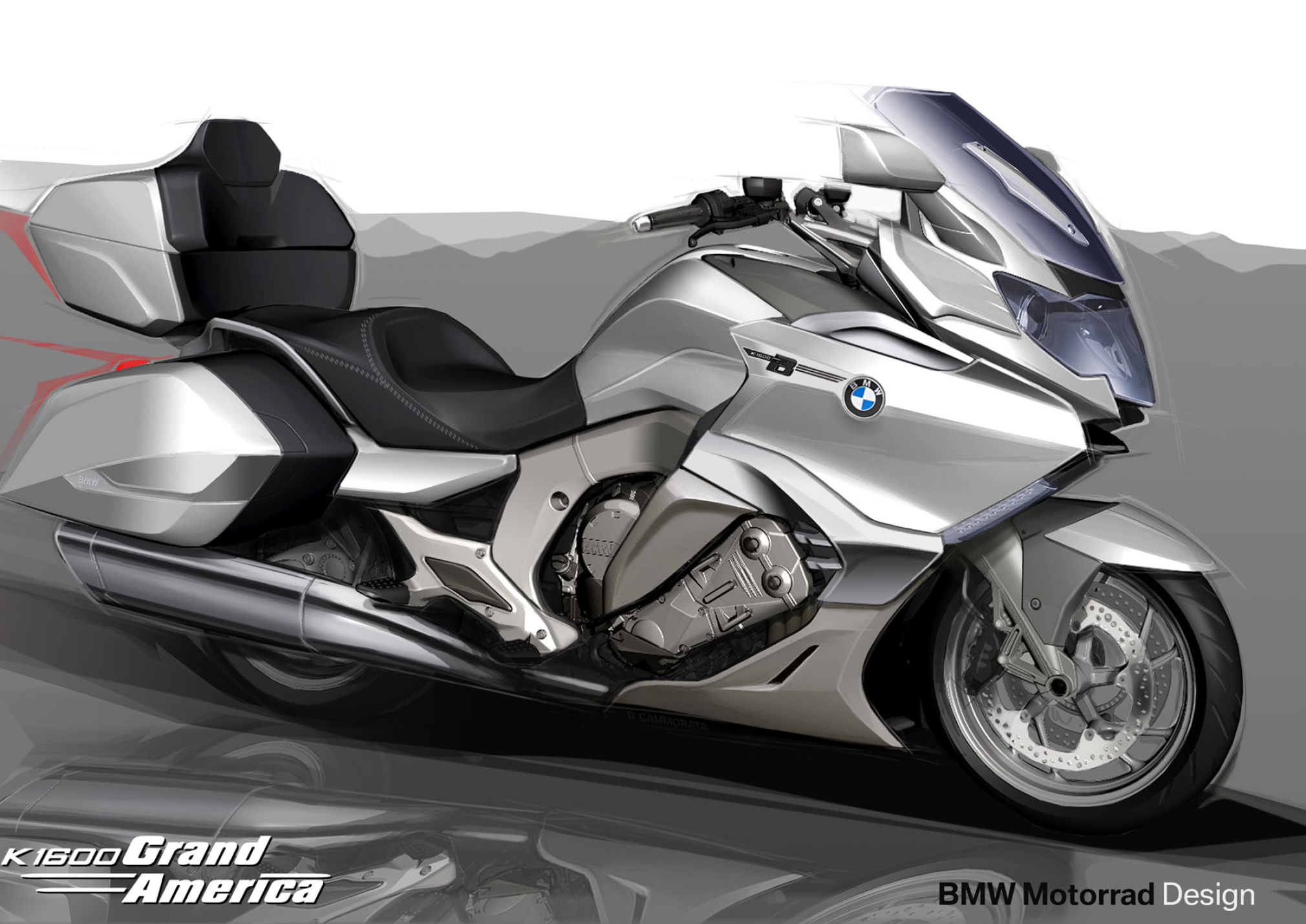 BMW K 1600 Grand America, 2020 model, Total Motorcycle guide, Ultimate touring machine, 2020x1430 HD Desktop