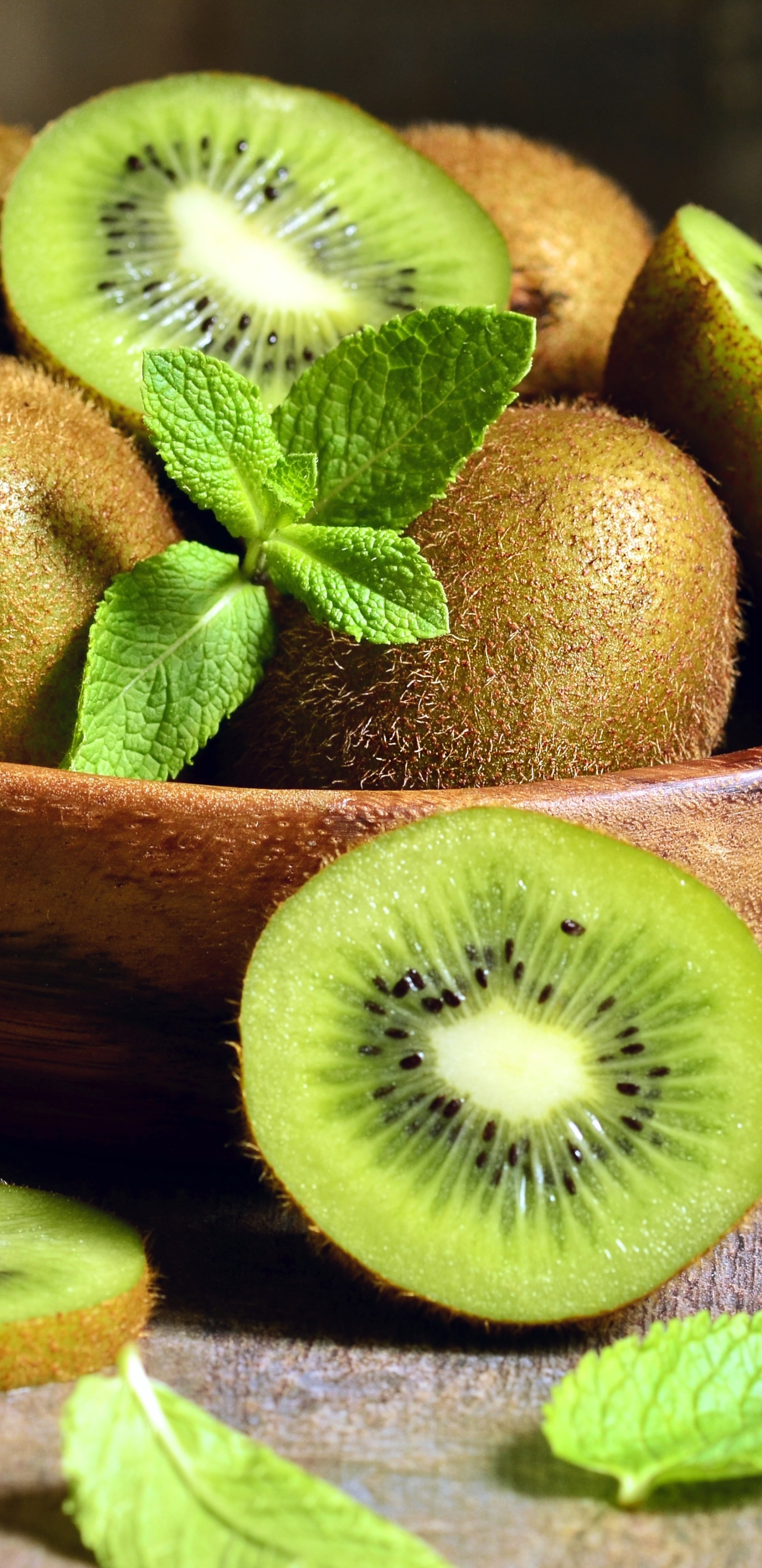 Food kiwi, Nutritious snack, Natural source, Tropical flavor, 1440x2960 HD Phone