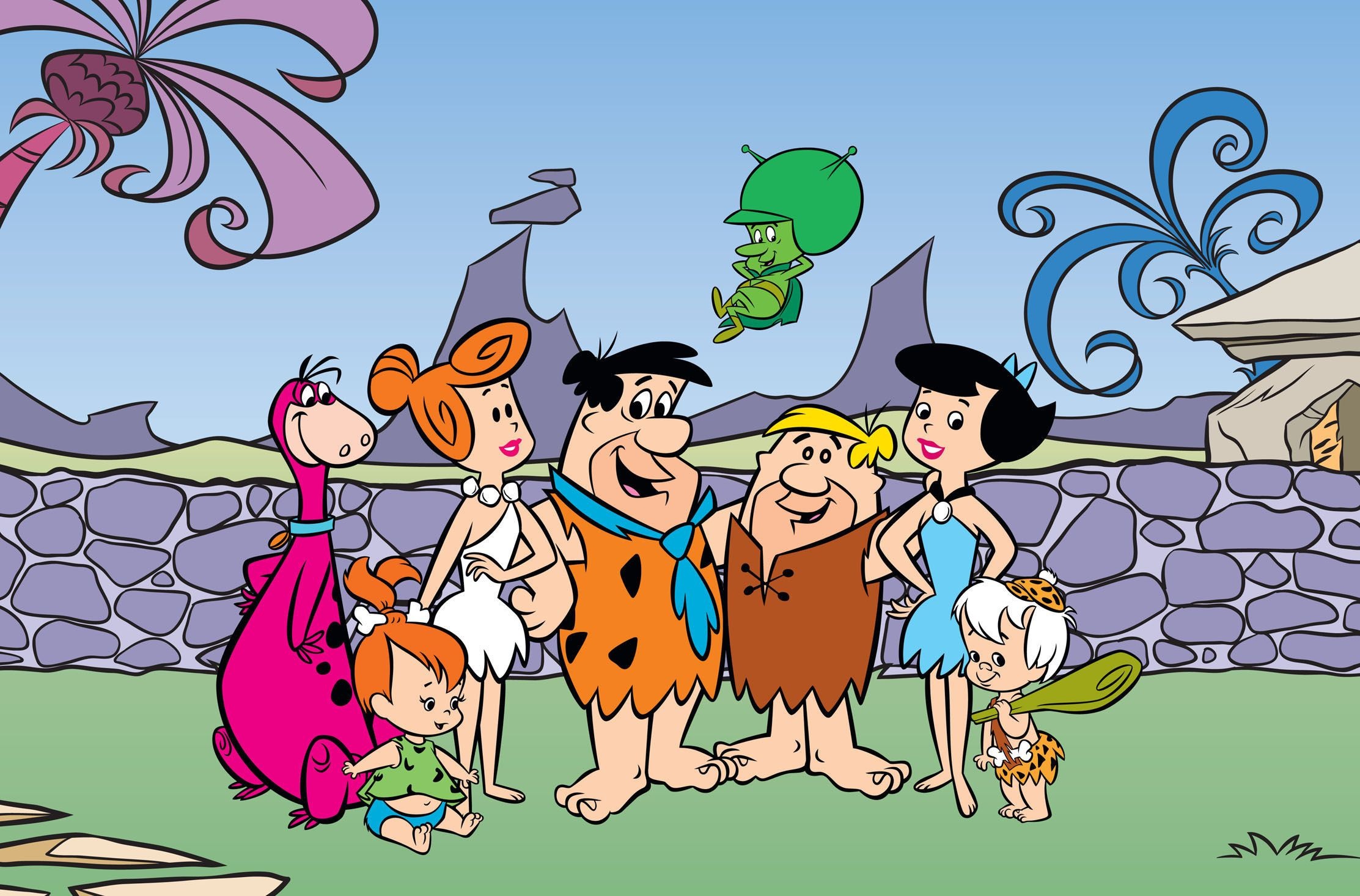 The Flintstones, Cartoon wallpapers, Animated series, Stone Age, 2230x1470 HD Desktop