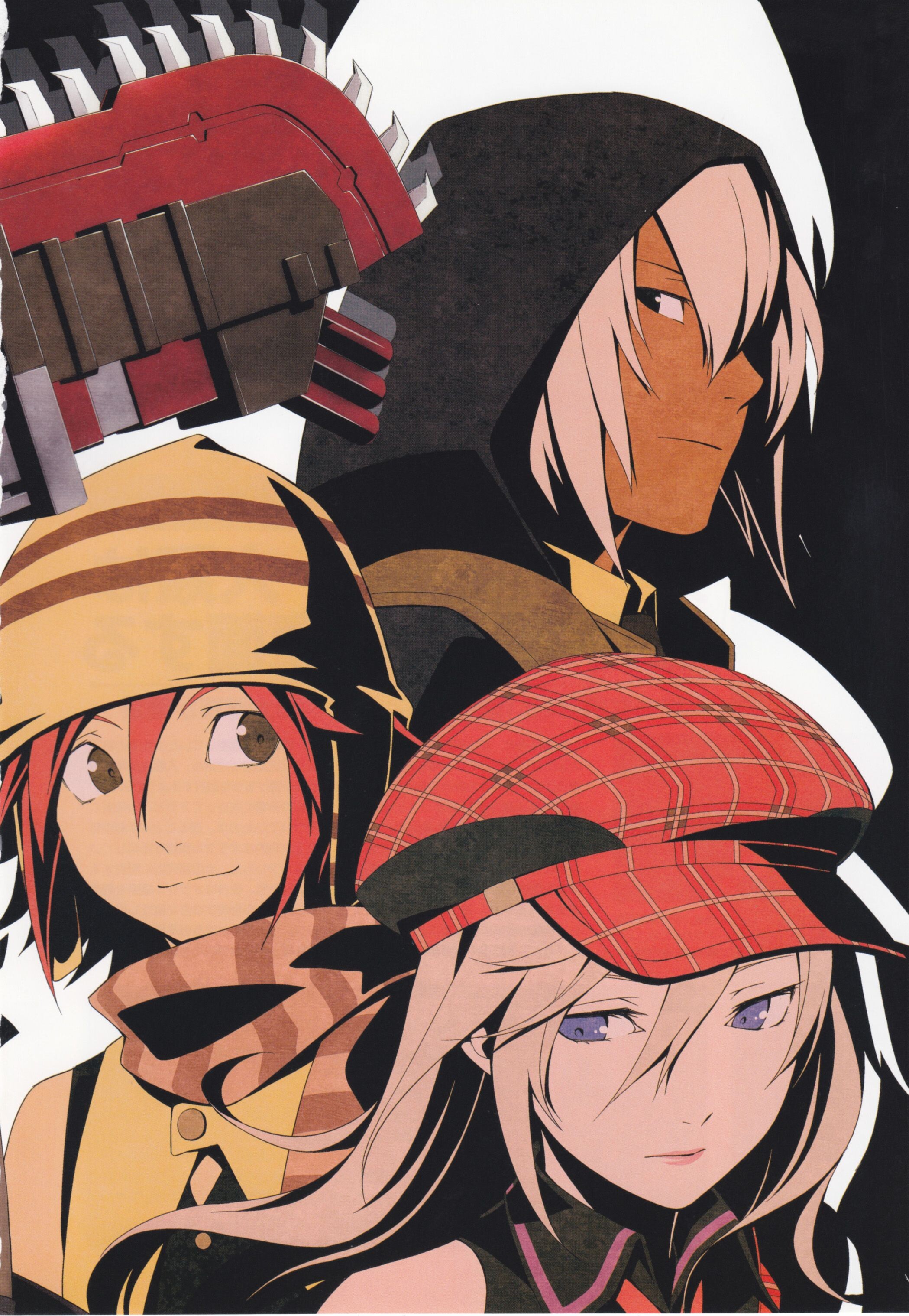 God Eater (TV series): Anime characters, Alisa Illinichina Amiella, Kouta Fujuki, Souma Schicksal. 2100x3040 HD Wallpaper.