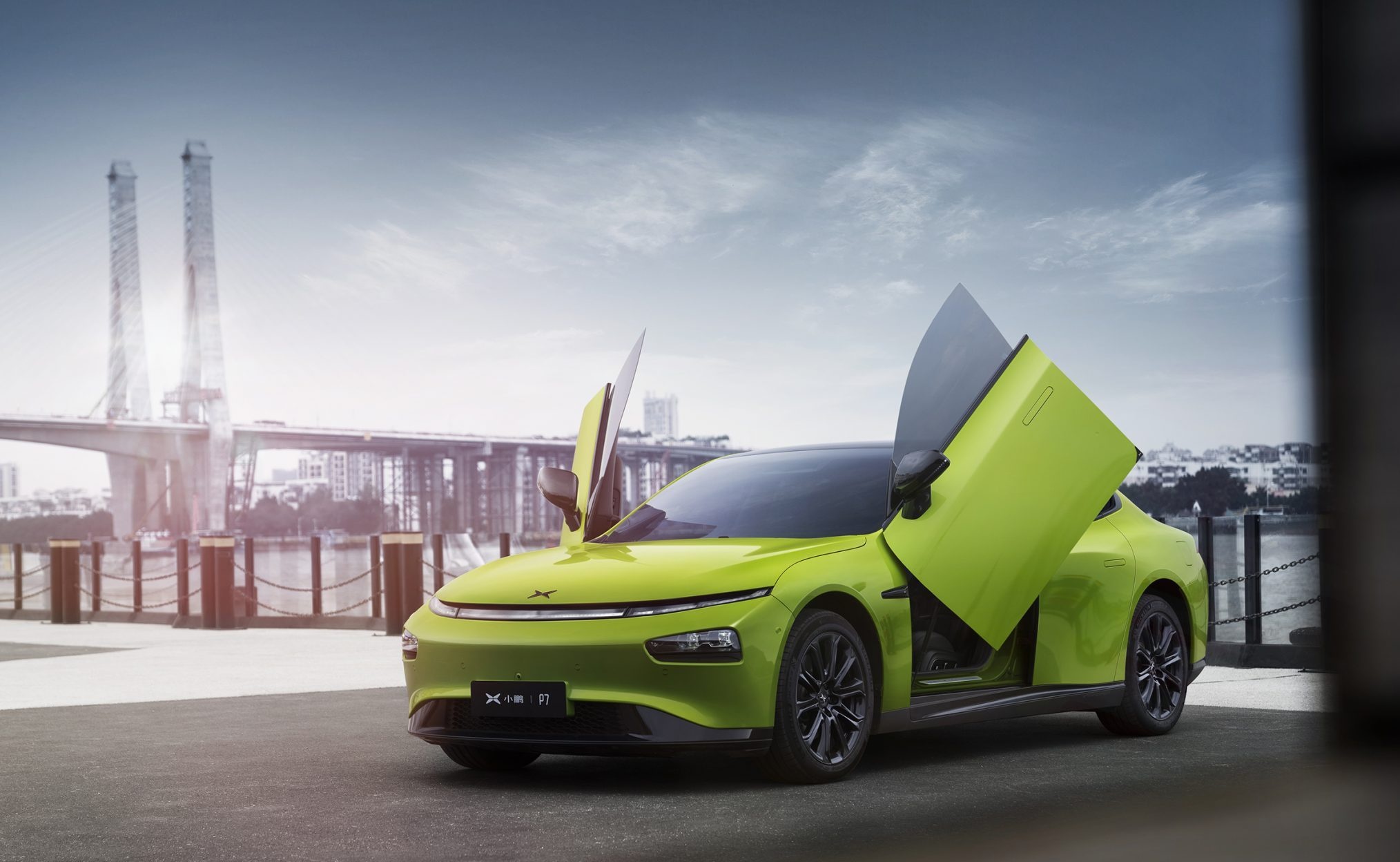 XPeng P7 Sedan, Electric vehicles, Driving the future, XPeng motors, 2030x1250 HD Desktop