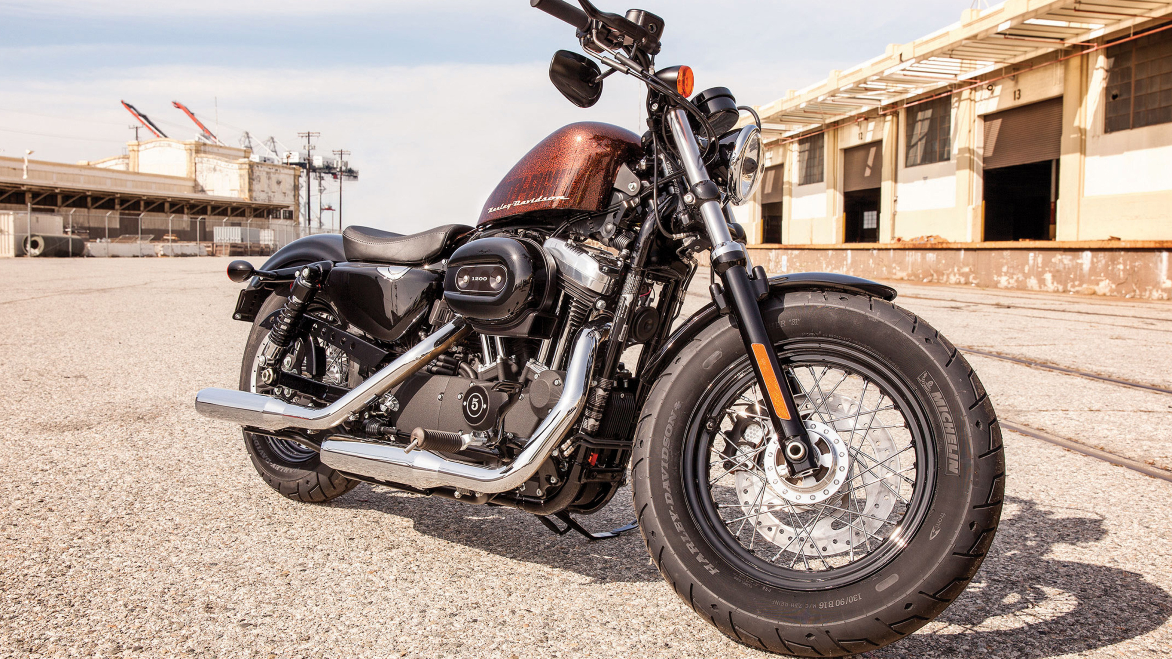 Harley Sportster Motorcycle, 4K Ultra HD wallpapers, 3840x2160 4K Desktop