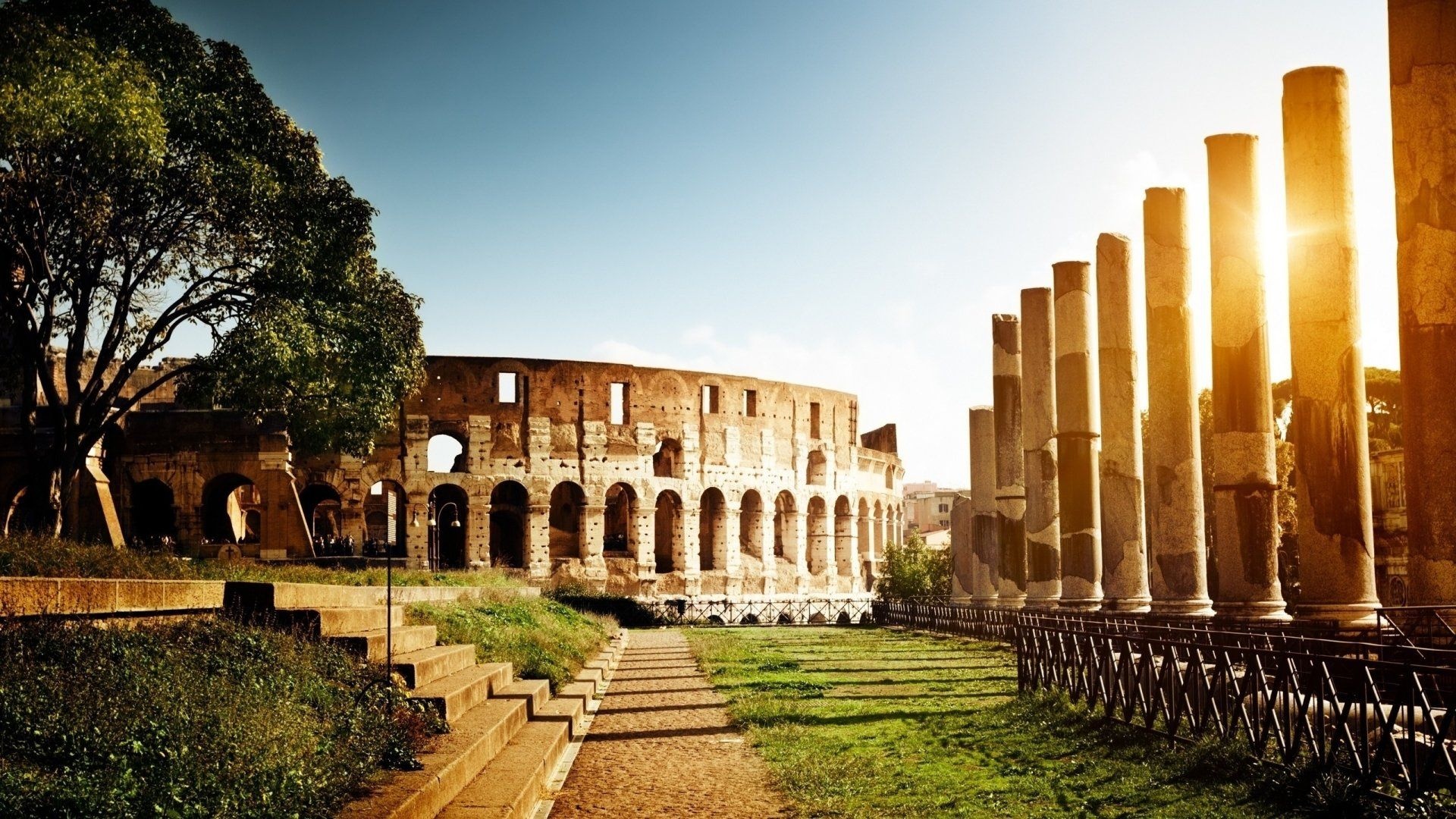 Rome's beauty, Eternal city, Ancient ruins, Historical charm, 1920x1080 Full HD Desktop