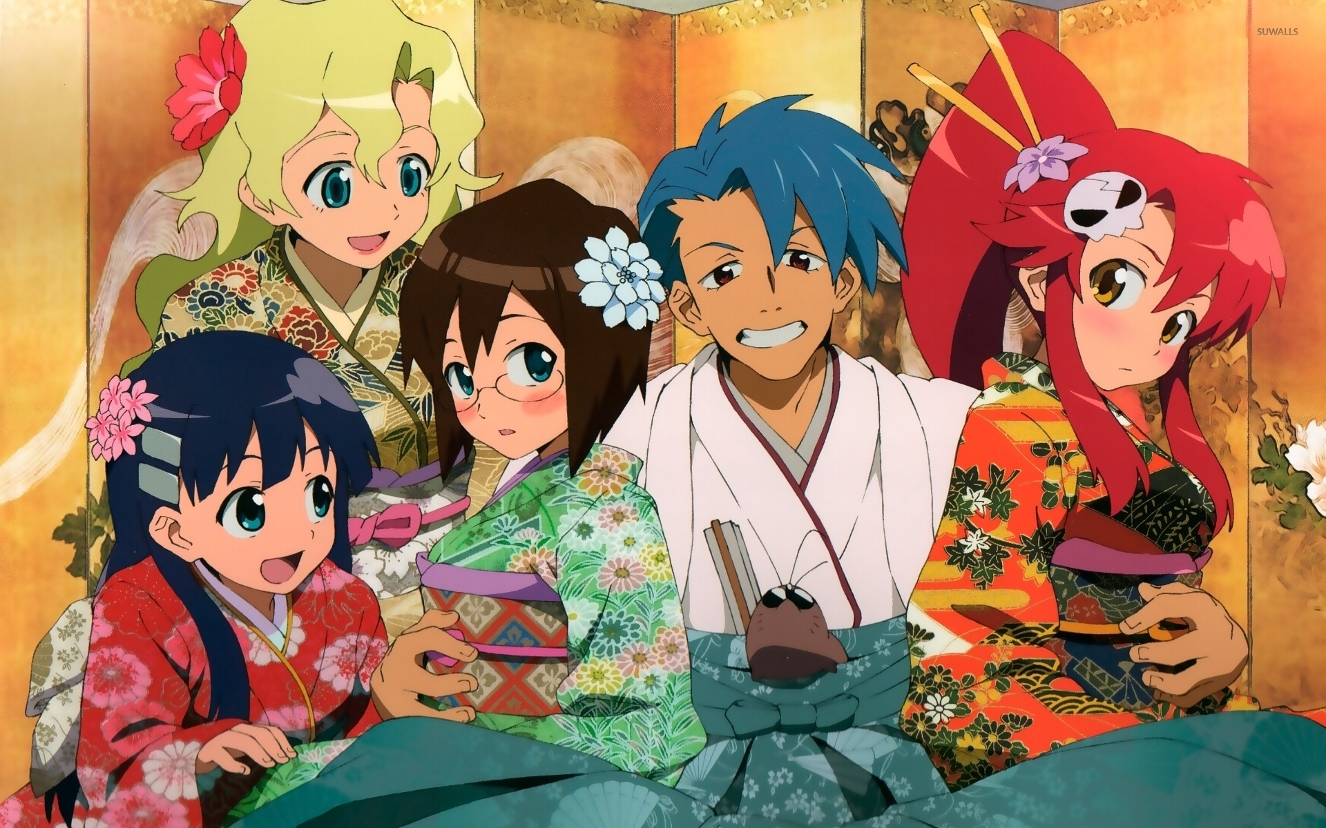 Yoko, Gurren Lagann, Anime wallpaper, Dual screen, 1920x1200 HD Desktop