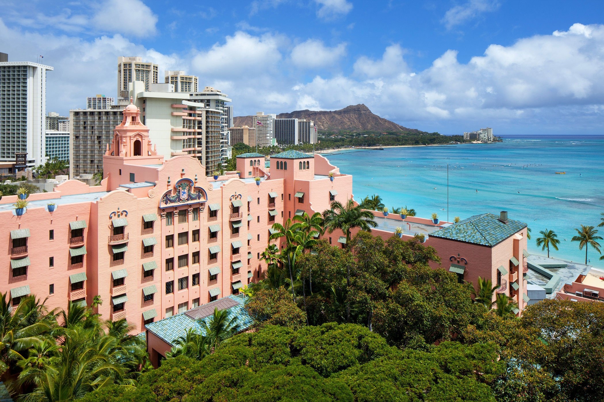Hawaiian Ocean, Luxury hotel suite, Royal Hawaiian Resort, Historic room, 2100x1400 HD Desktop