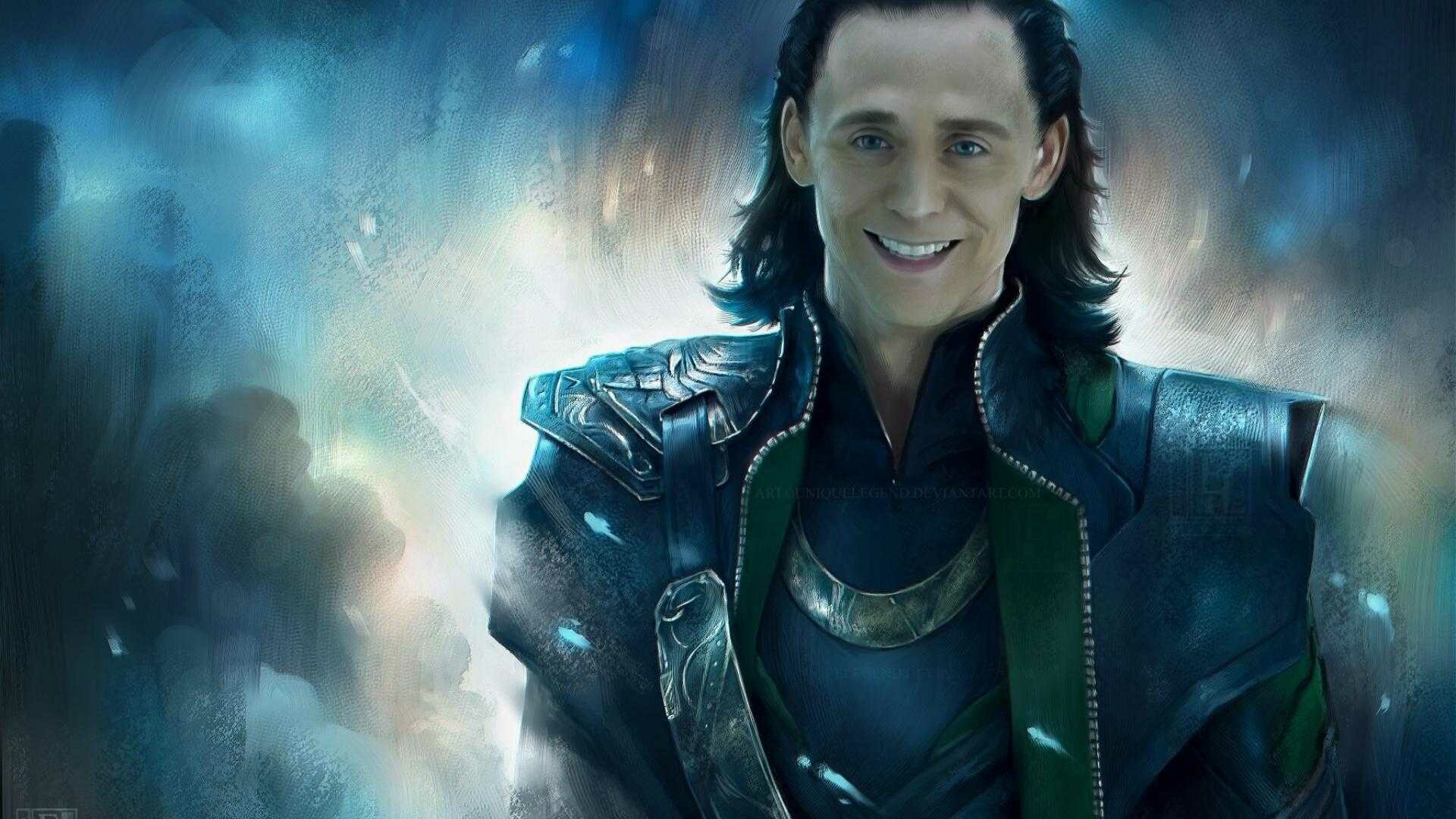Loki (TV Series): The Asgardian God of Mischief, Tom Hiddleston, Marvel Cinematic Universe. 1920x1080 Full HD Background.
