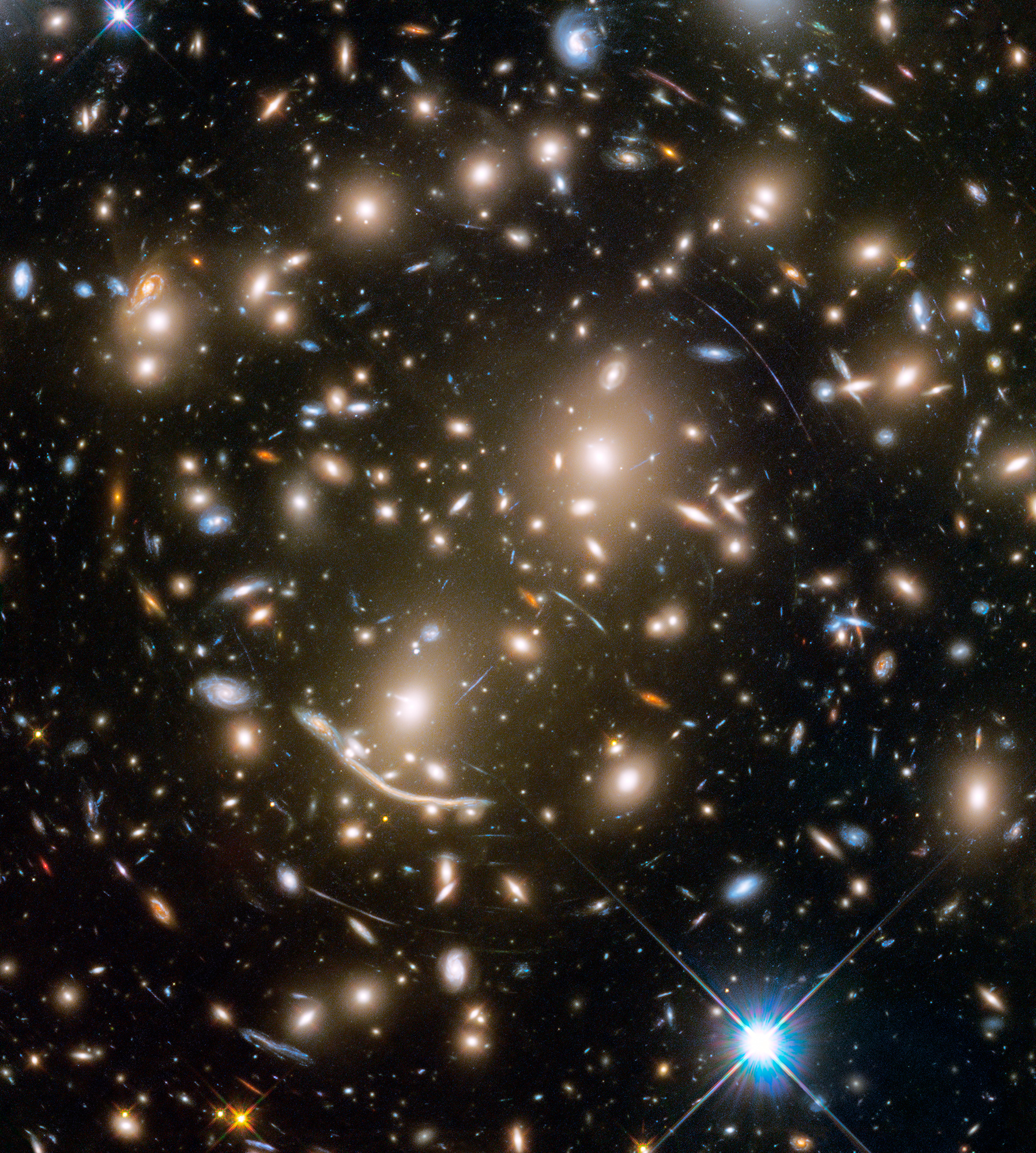 Webb's First Deep Field, Hubble's Deep Fields, NASA, Discoveries, 1800x2000 HD Phone