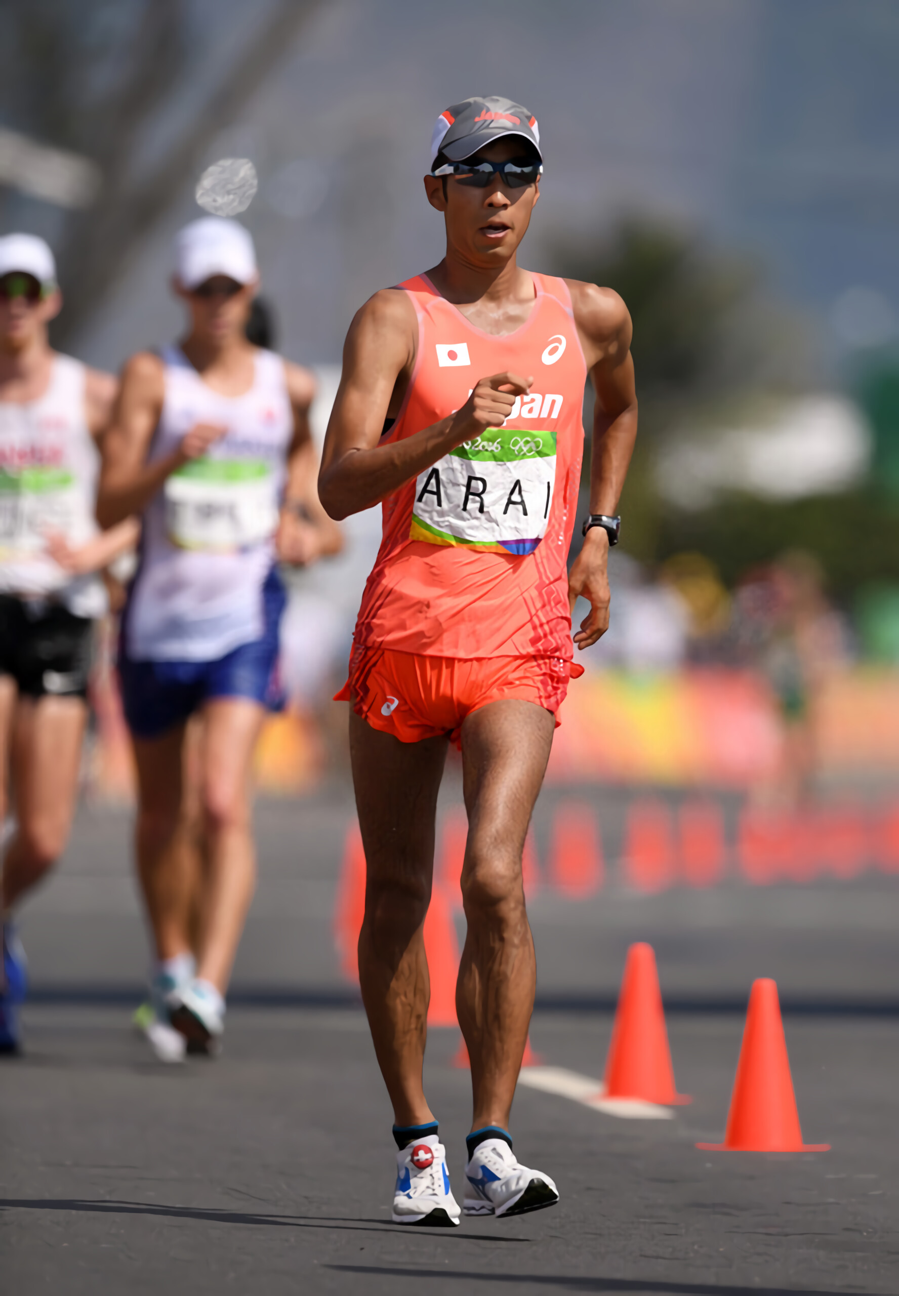 Hirooki Arai, Racewalking champion, Medal contender, Athletics success, 1780x2560 HD Phone