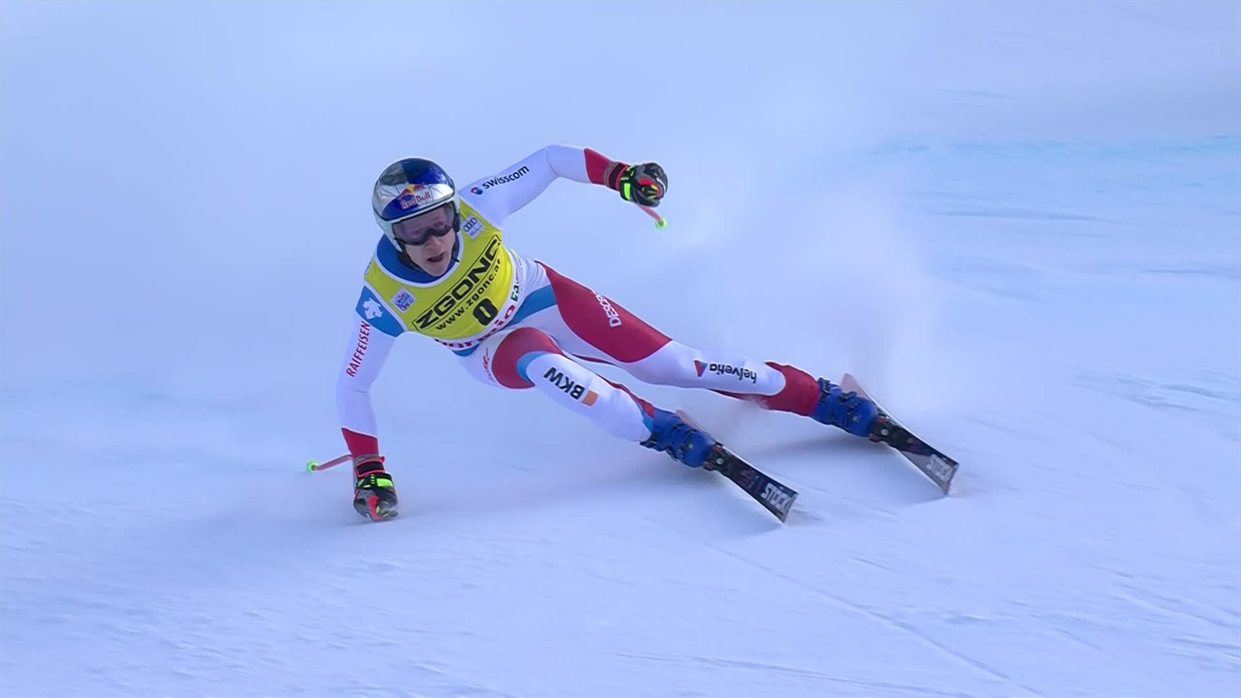 Marco Odermatt, Alpine ski world cup leader, 2560x1440 HD Desktop