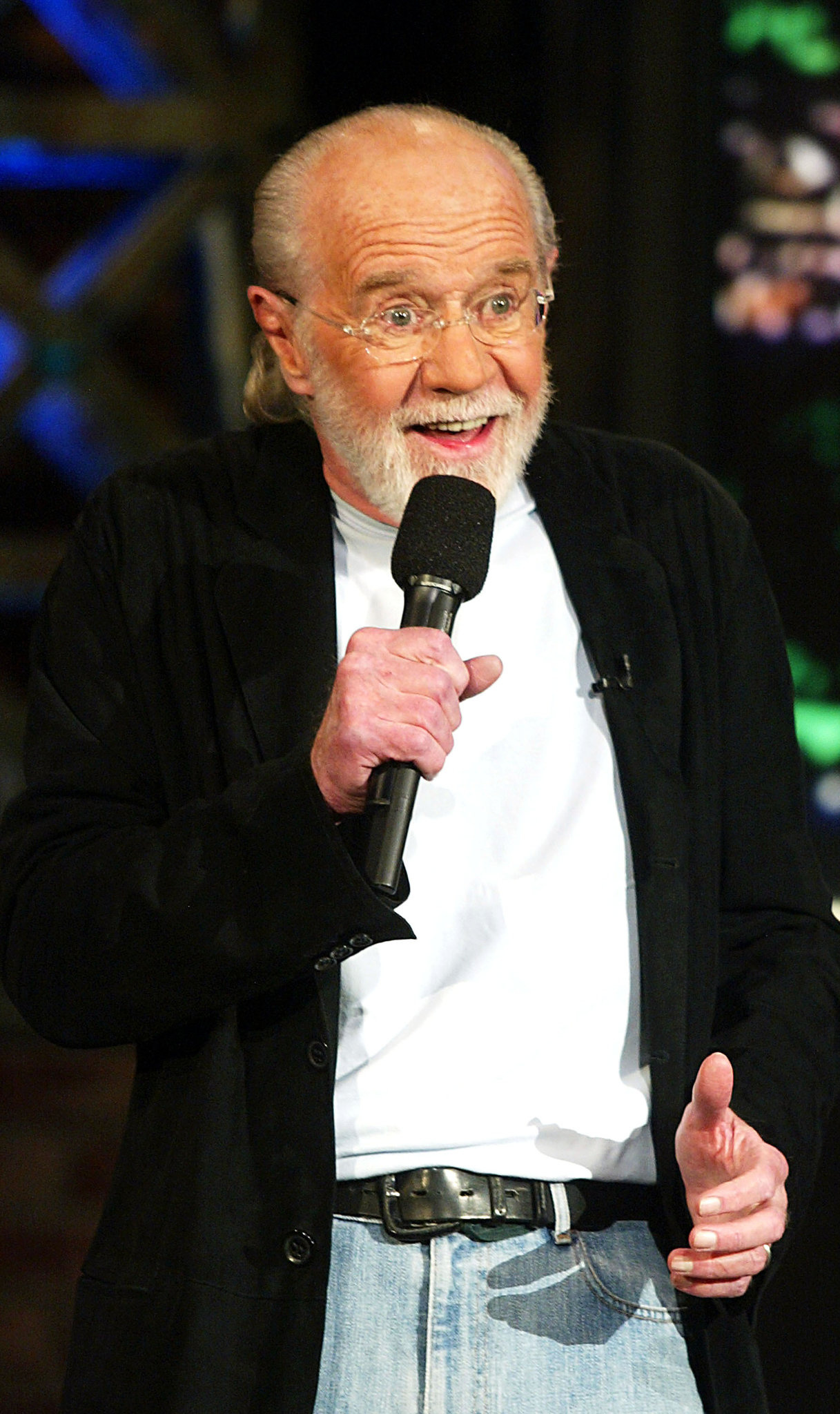 George Carlin: The 2007 Grammy Award nomination for Best Comedy Album. 1220x2050 HD Background.