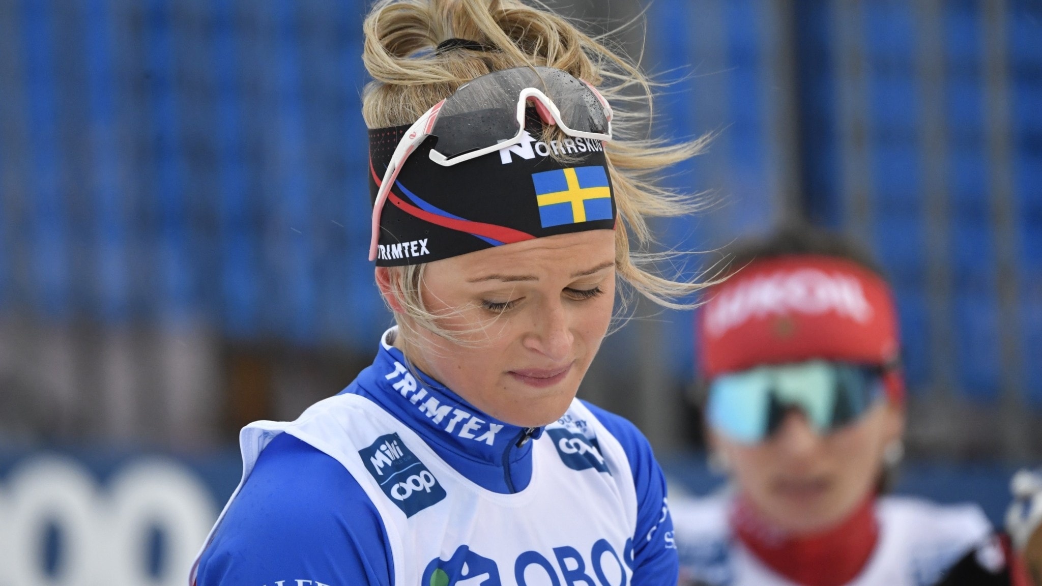 Frida Karlsson, Swedish skier, Skiing prodigy, Athlete, 2050x1160 HD Desktop
