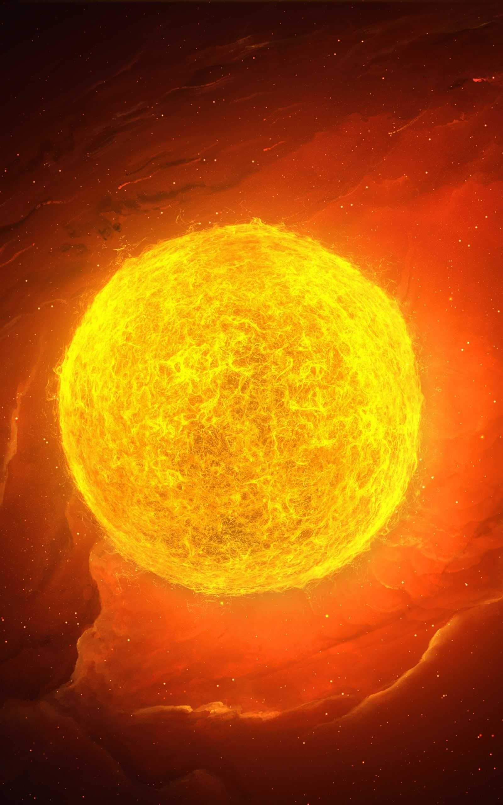 Sun, Luminous sphere, Illuminated sky, Daytime, 1600x2560 HD Phone