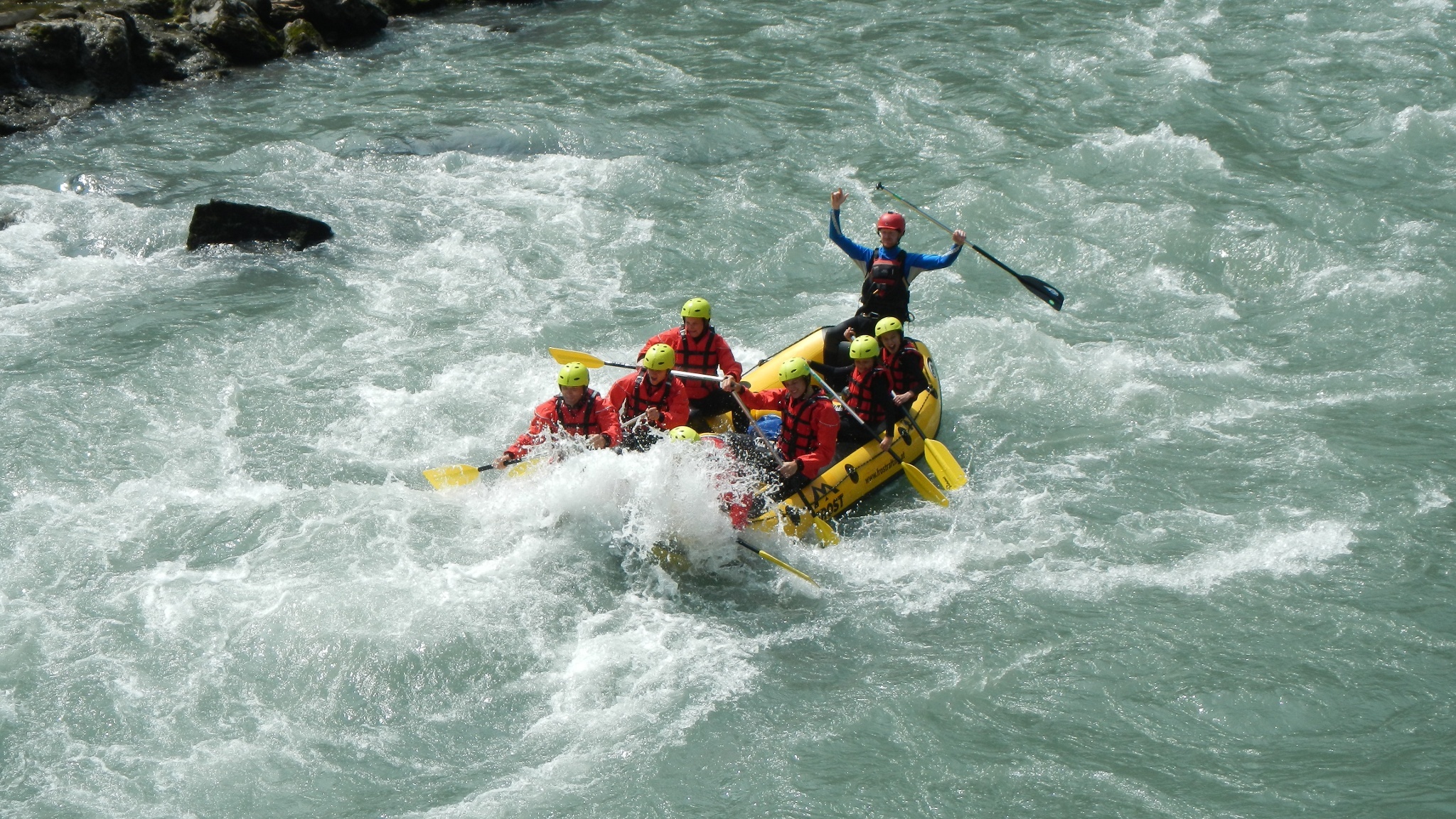 Exciting canyoning, Frost Rafting tours, Water sports adventure, Adrenaline rush, 2050x1160 HD Desktop