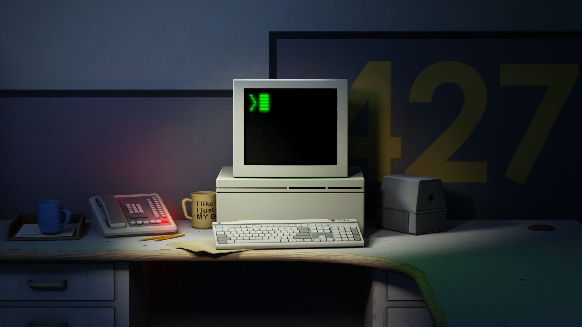The Stanley Parable Ultra Deluxe: The release date, April 27, is a reference to protagonist's employee number (4/27). 1920x1080 Full HD Background.