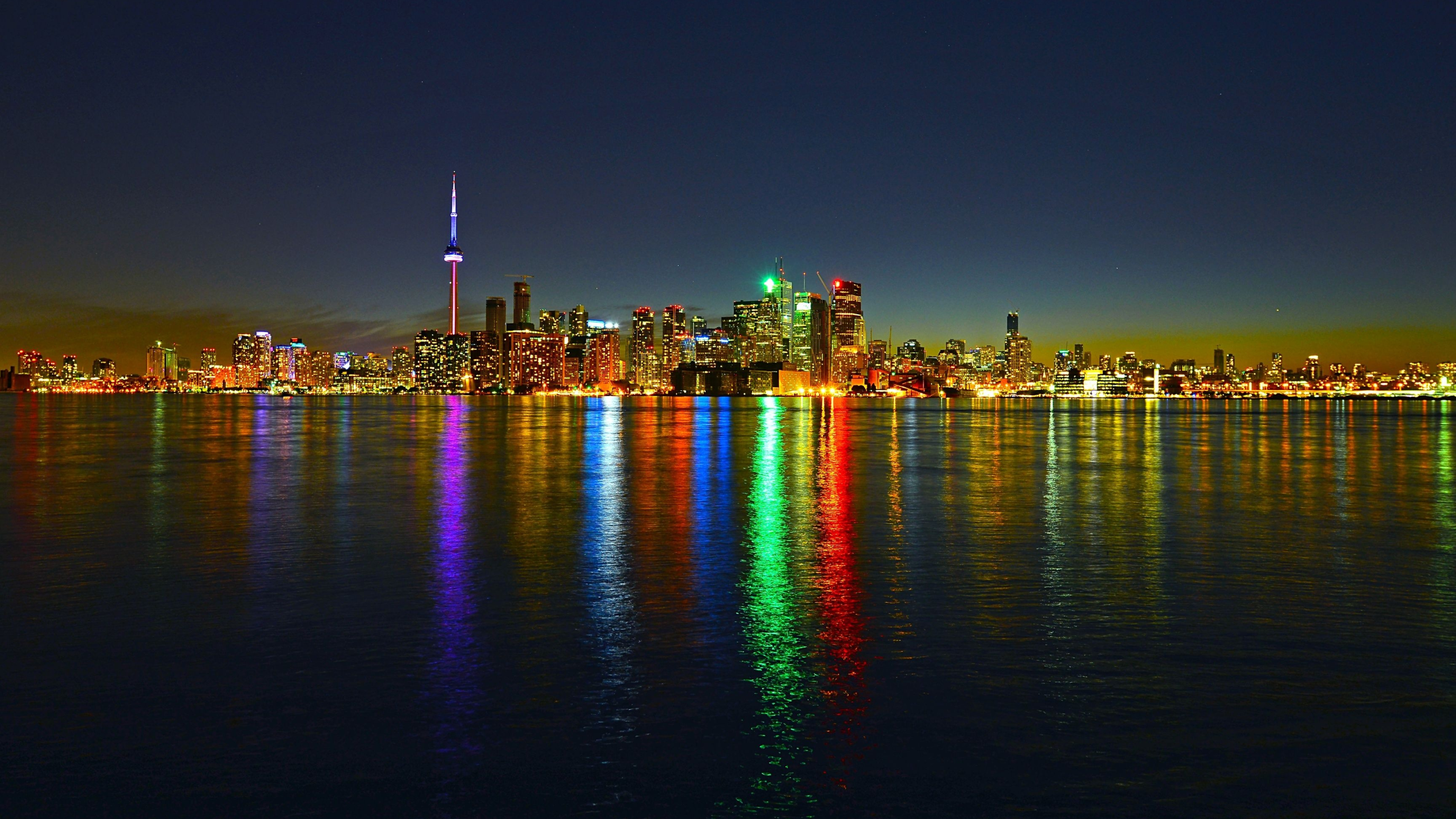 Toronto Skyline, Travels, 4K wallpapers, Cityscape, 3840x2160 4K Desktop