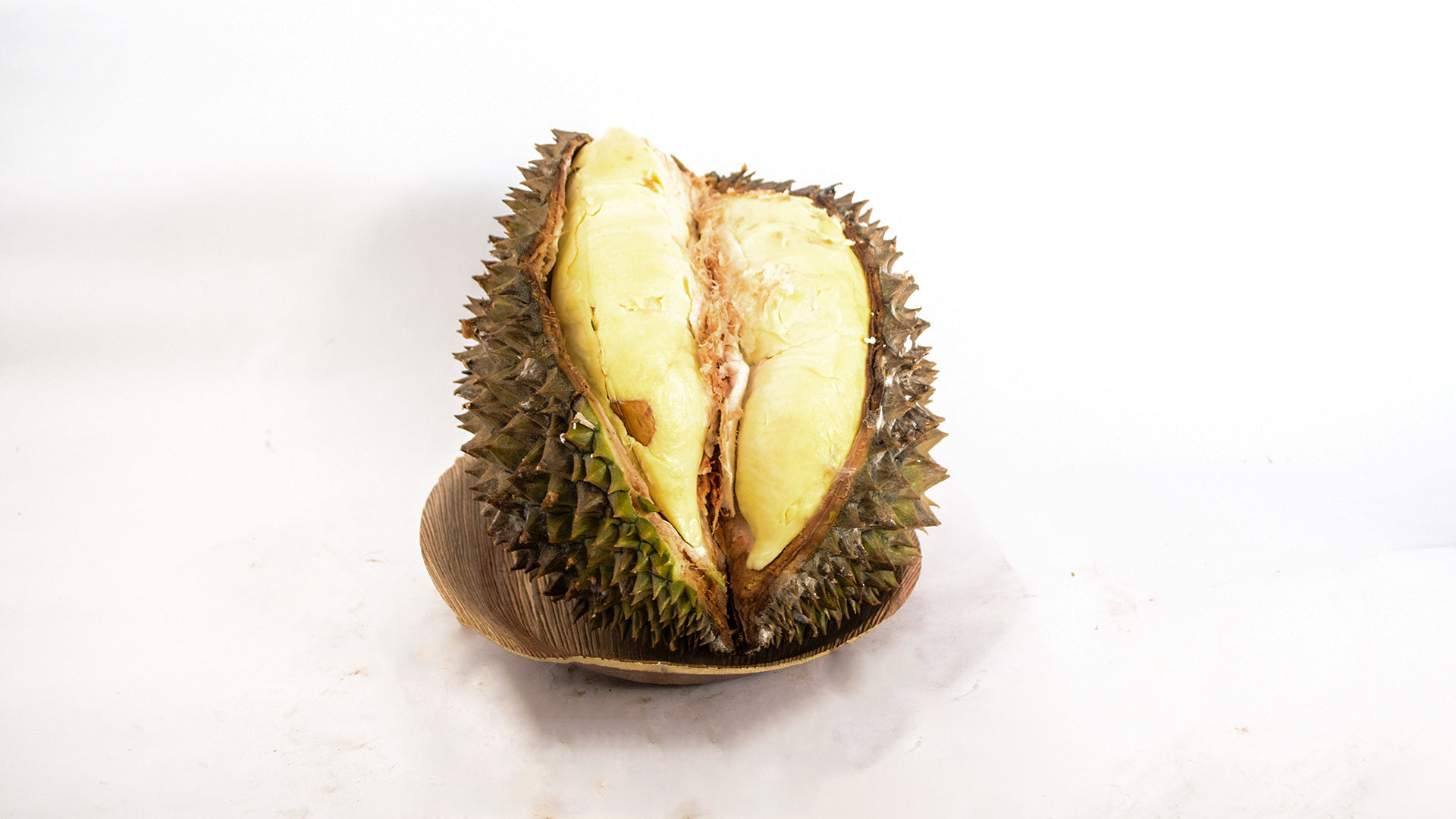 Durian: A peak harvest season occurs from June to August, A seasonal fruit. 1920x1080 Full HD Background.