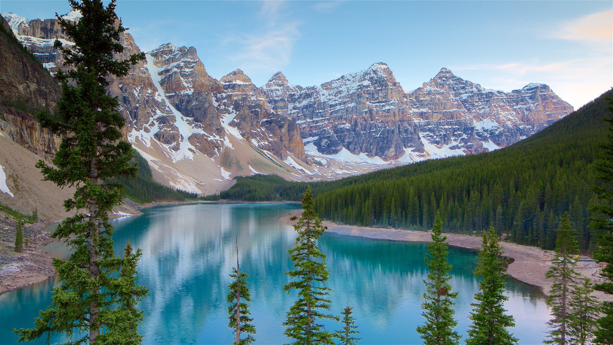Lake Louise, Travels, Travel guide, Alberta's attractions, 2560x1440 HD Desktop