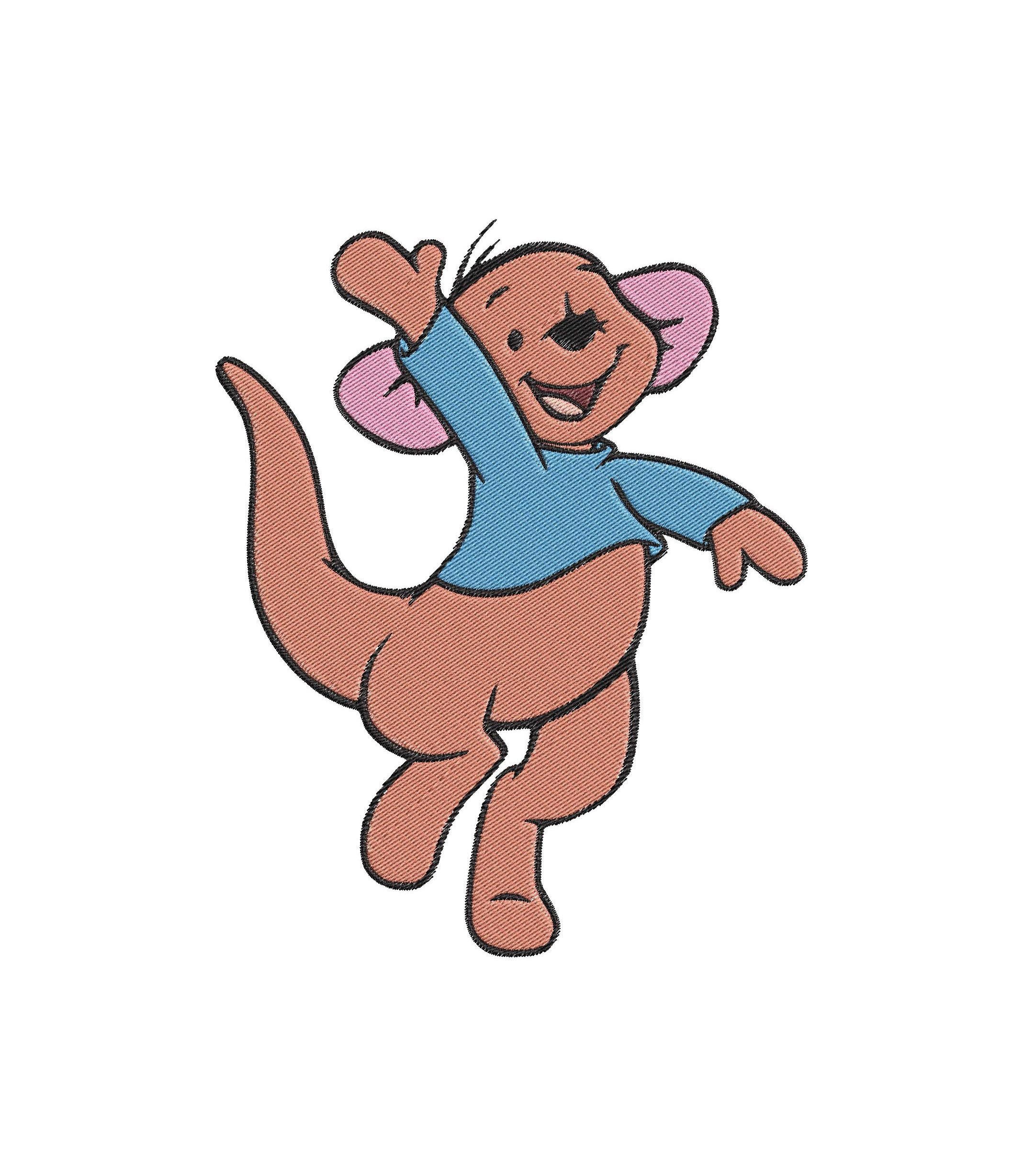 Baby Roo, Winnie-the-Pooh animation, Fill embroidery design, Winnie the Pooh drawing, 2140x2460 HD Handy