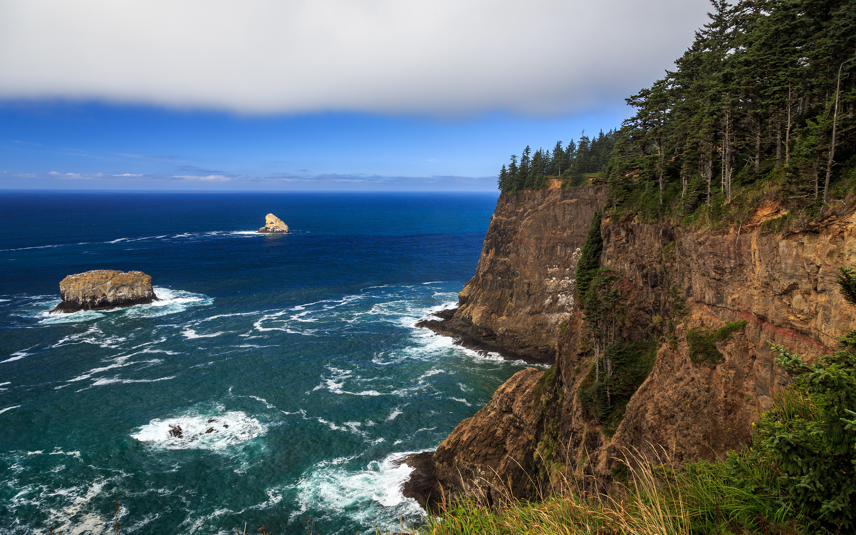 Coast of Oregon HD, Wallpaper background image, 2880x1800 HD Desktop
