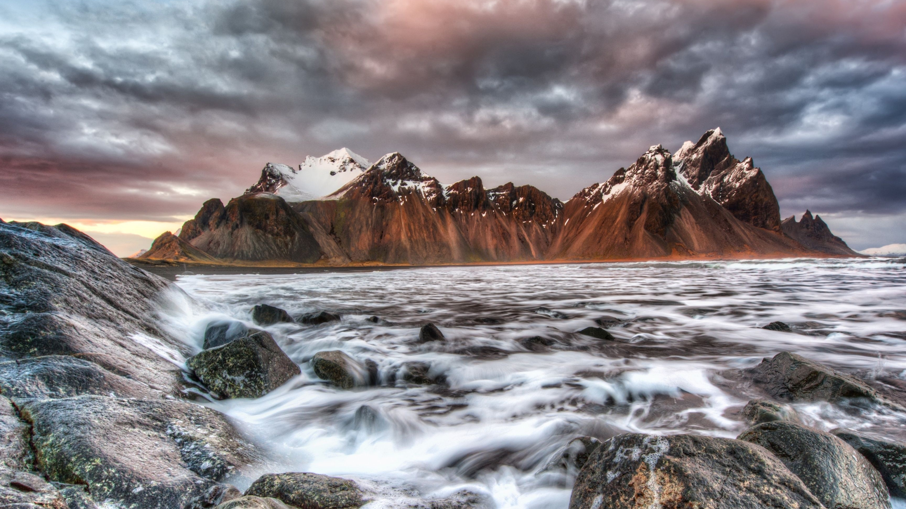 Vestrahorn Iceland, HD wallpapers, Backgrounds, 3840x2160 4K Desktop