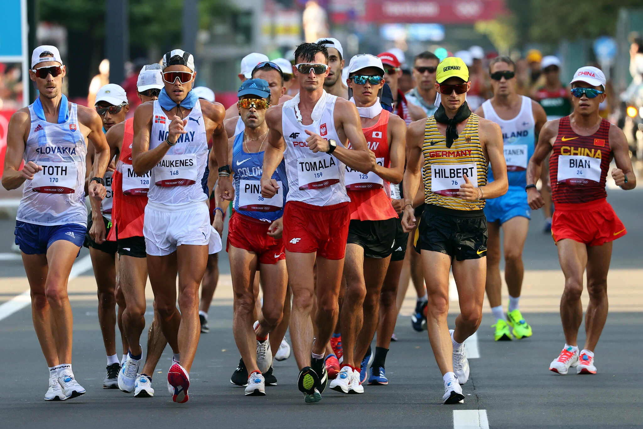Olympics: 50-kilometer racewalking, Dawid Tomala, Poland, The winner, Sapporo, Japan. 2050x1370 HD Background.