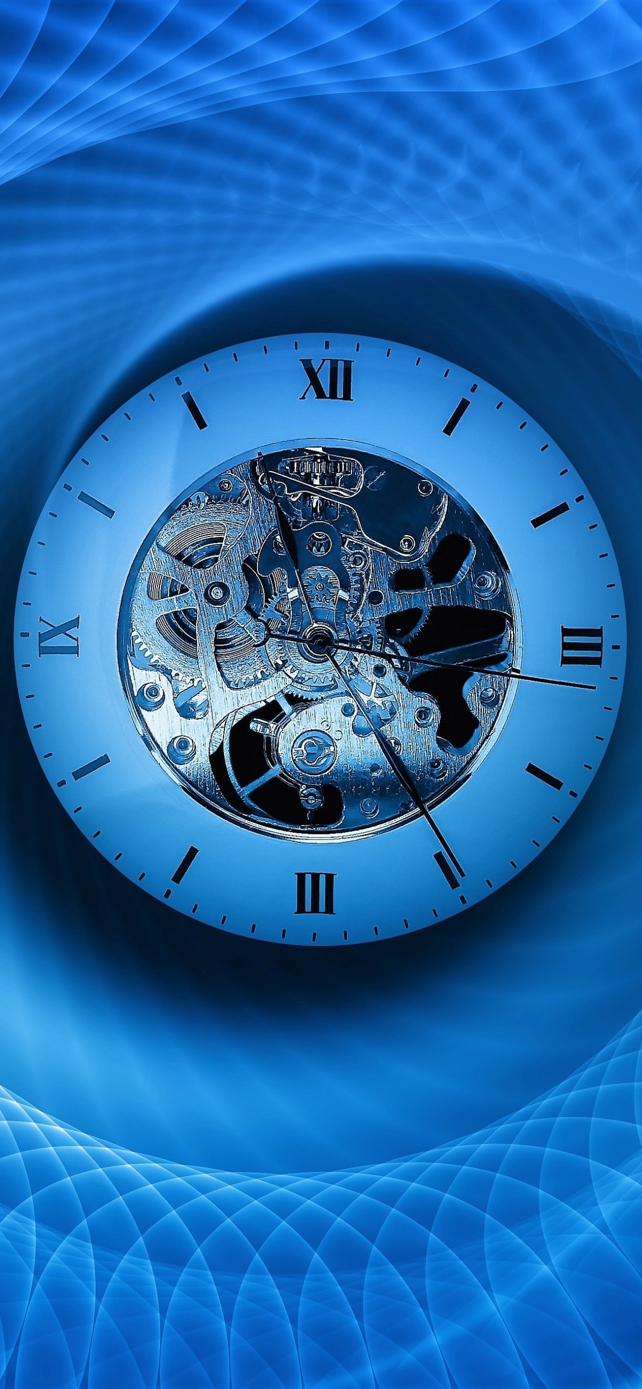 Artistic clock, Creative timekeeping, Unconventional designs, Expressive visuals, 1290x2780 HD Phone