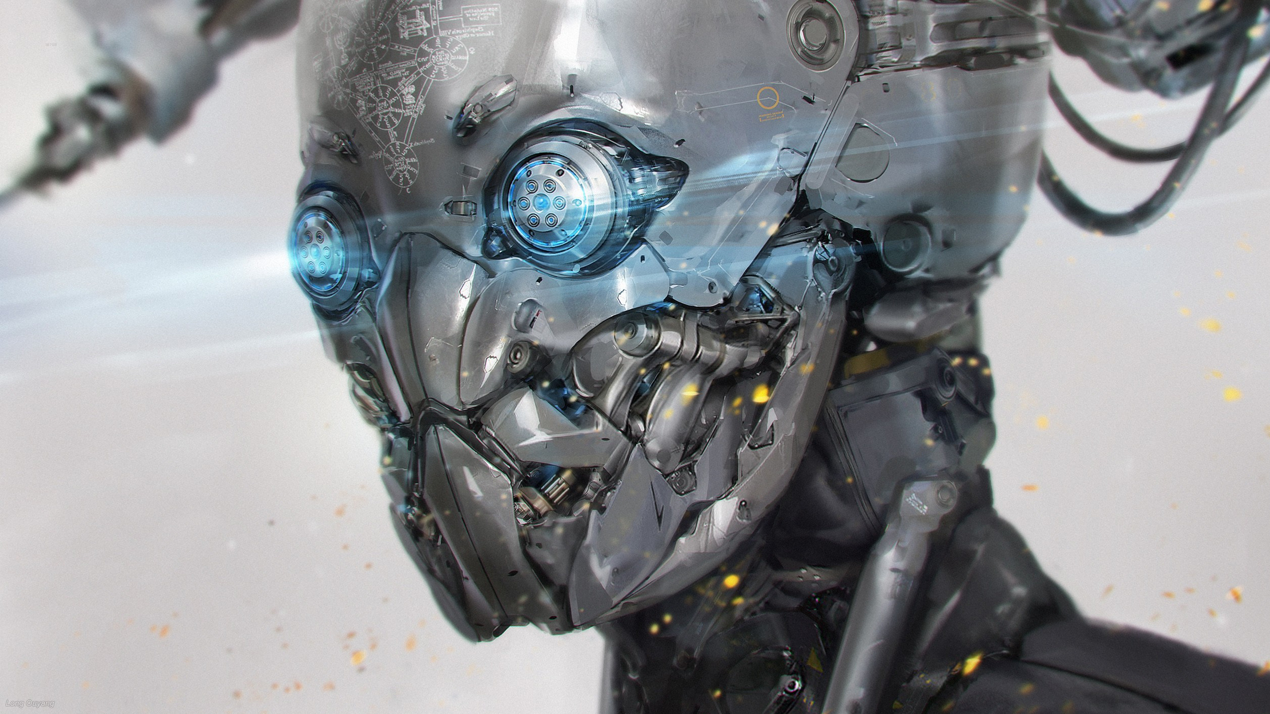 Cyborg, Technik Wallpaper, 2560x1440 HD Desktop