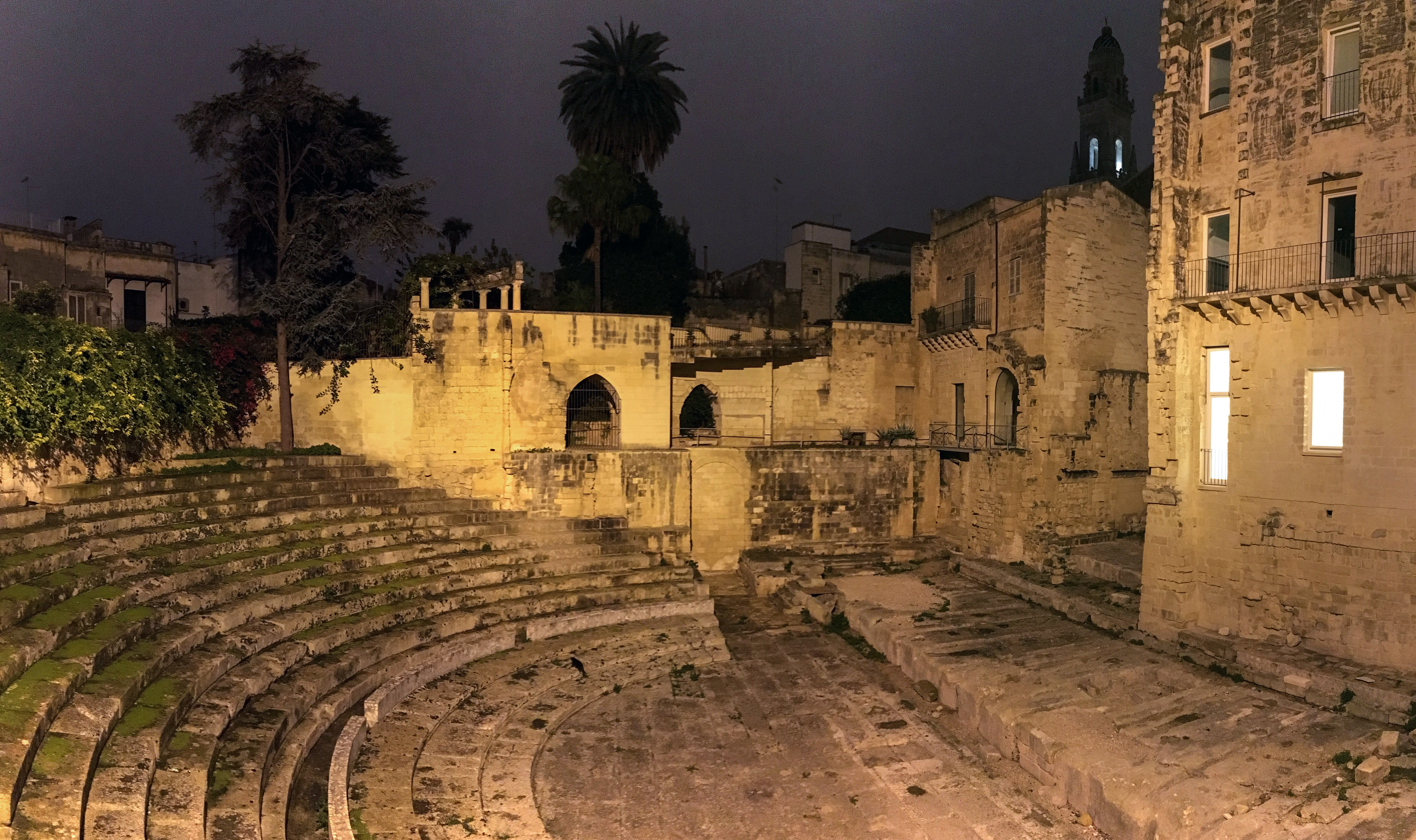 Amfitr theater, Roman legacy, Lecce highlights, Digital exploration, 3610x2140 HD Desktop