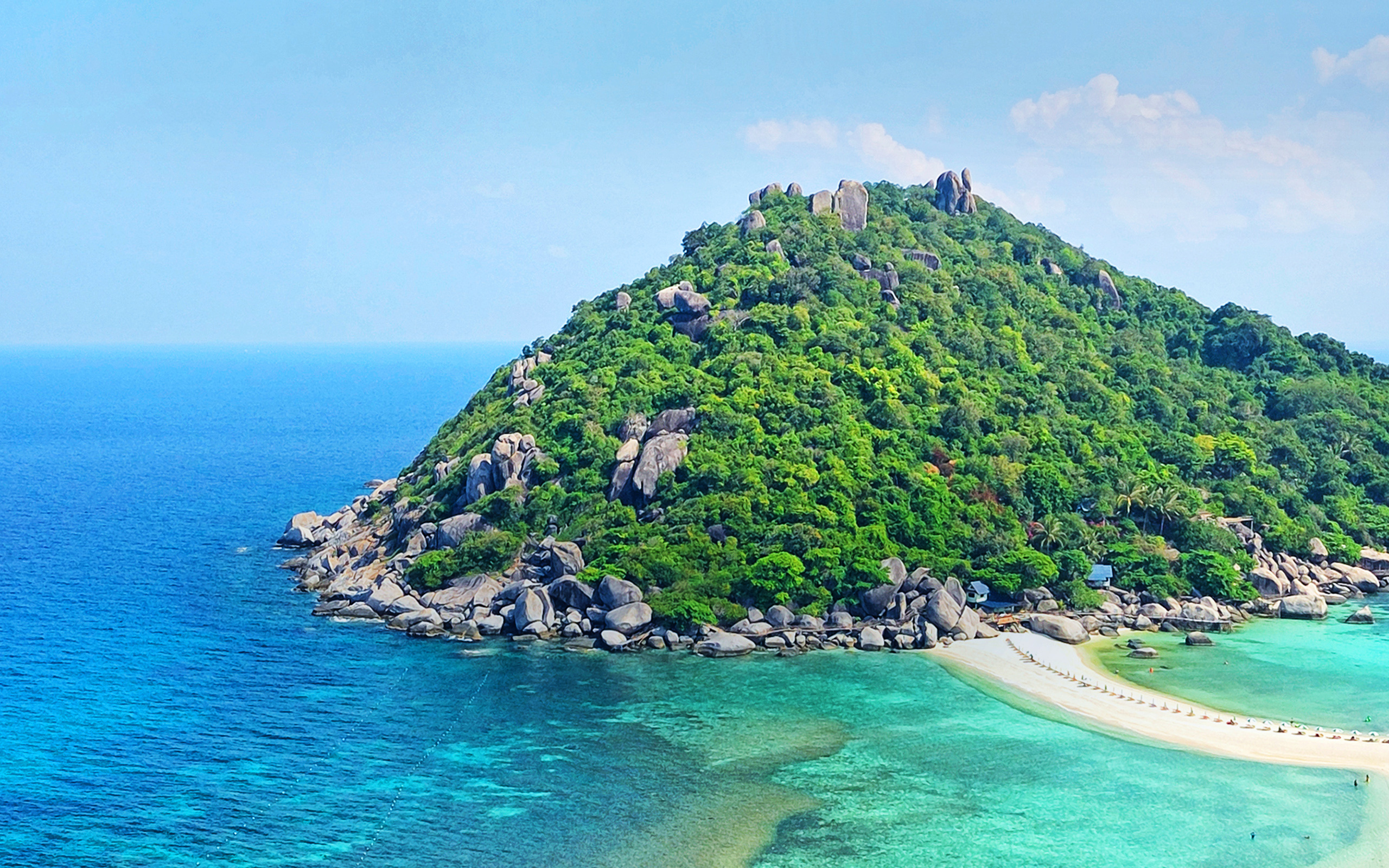 Island Koh Tao wallpaper, Gulf of Thailand, Tropical paradise, Chumphon archipelago, 2560x1600 HD Desktop