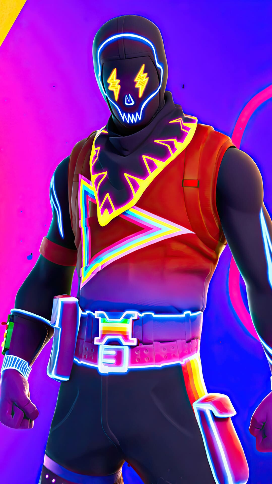 Fortnite: The most popular battle royale game worldwide. 1080x1920 Full HD Background.