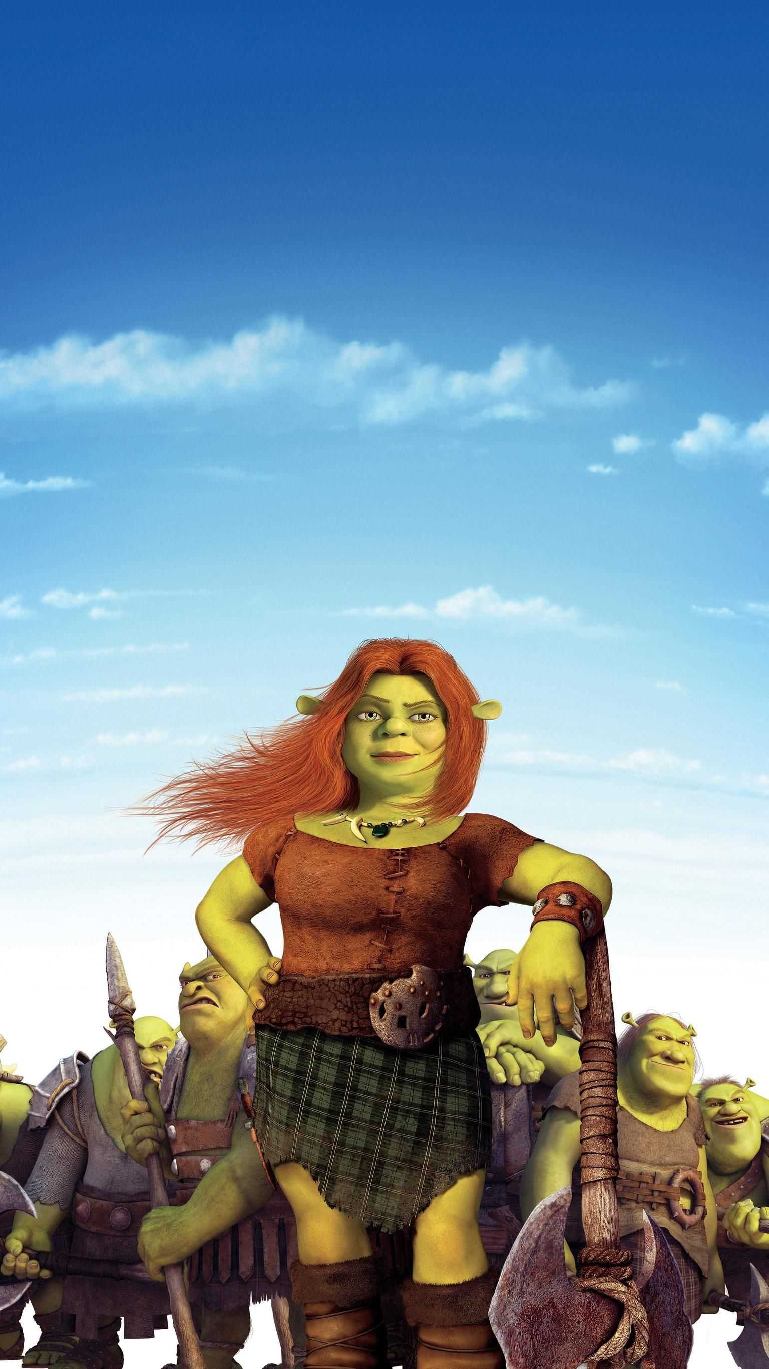 4K Shrek wallpaper, Ultra HD, Animated movie, Film favorite, 1540x2740 HD Phone
