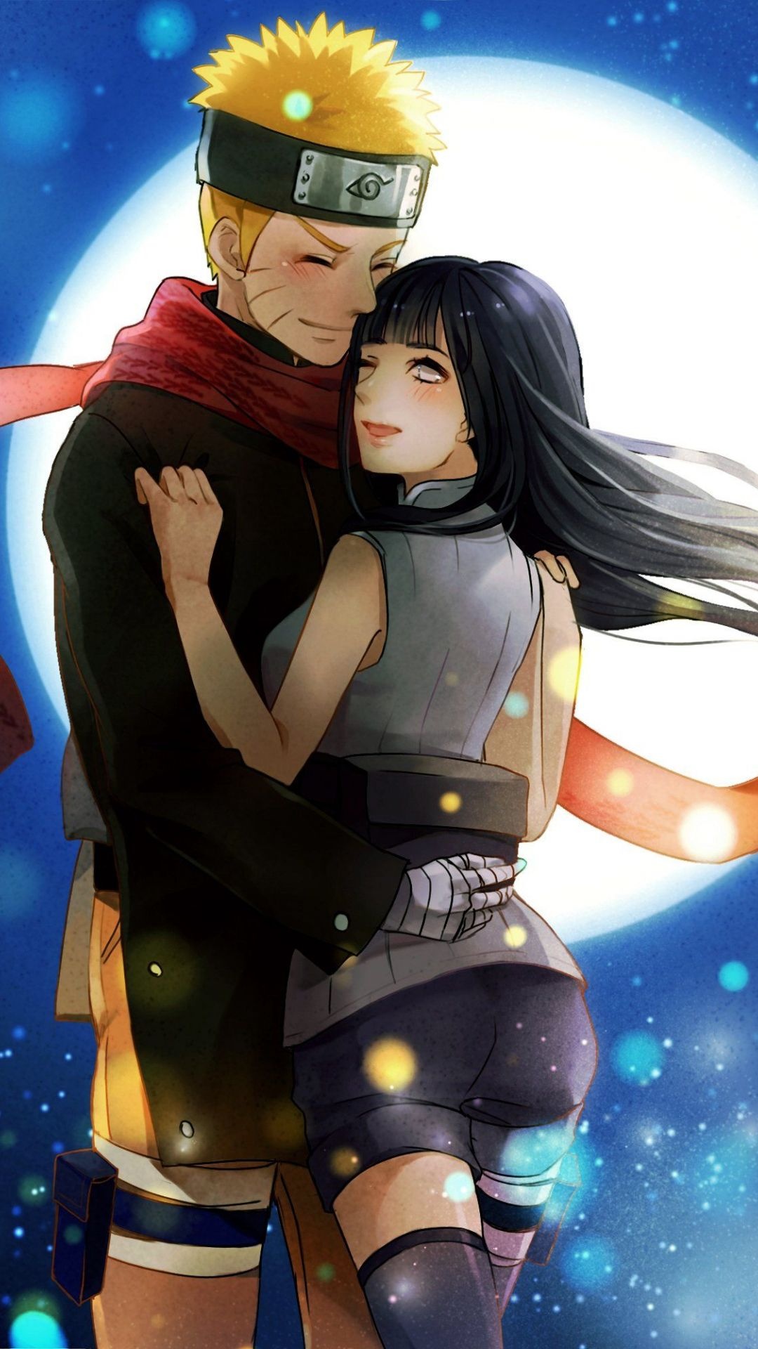 Naruto Hinata wallpapers, Anime couple, Powerful bond, Heartwarming moments, 1080x1920 Full HD Handy