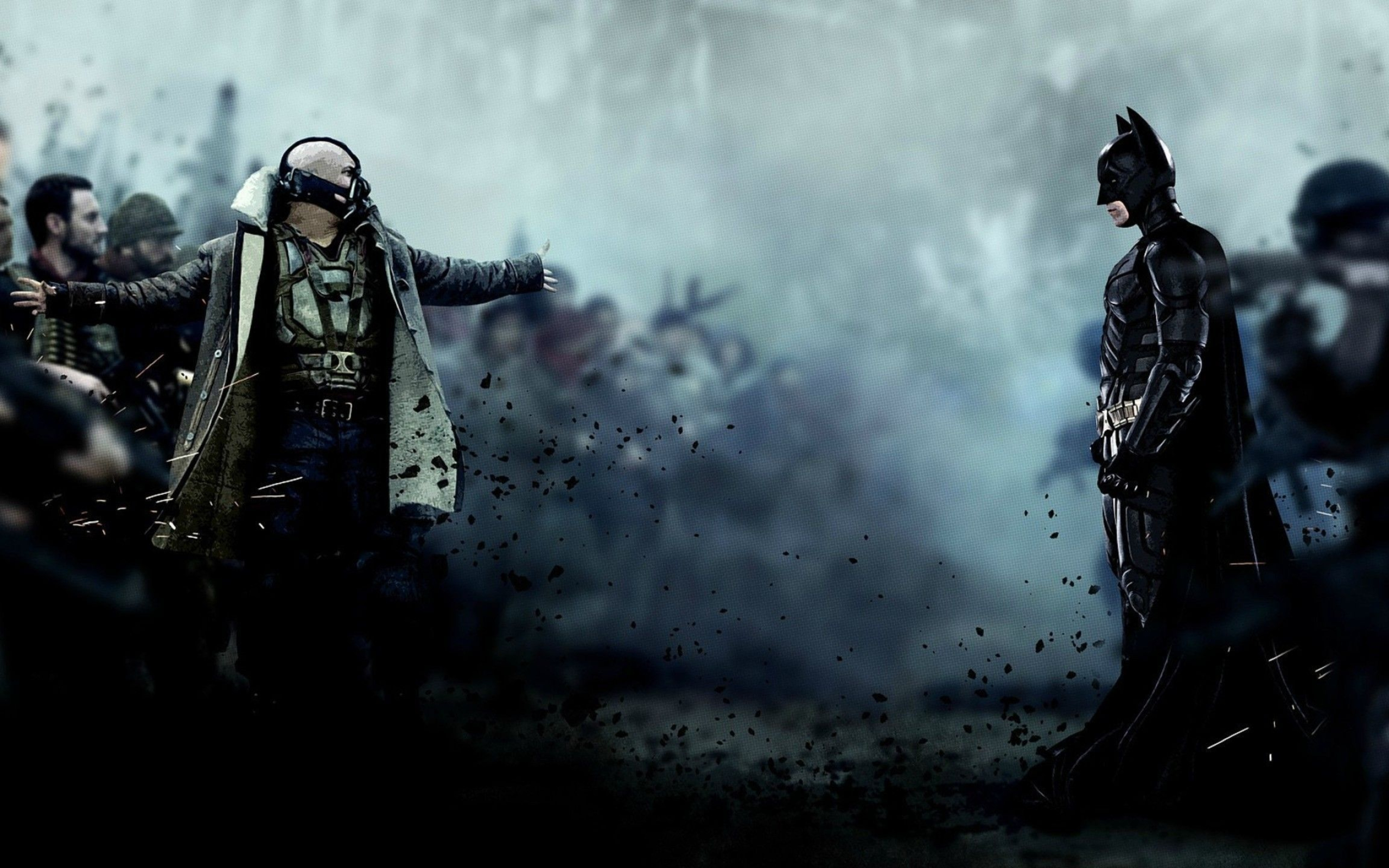 Dark Knight Rises, Batman Bane, Top backgrounds, 2560x1600 HD Desktop