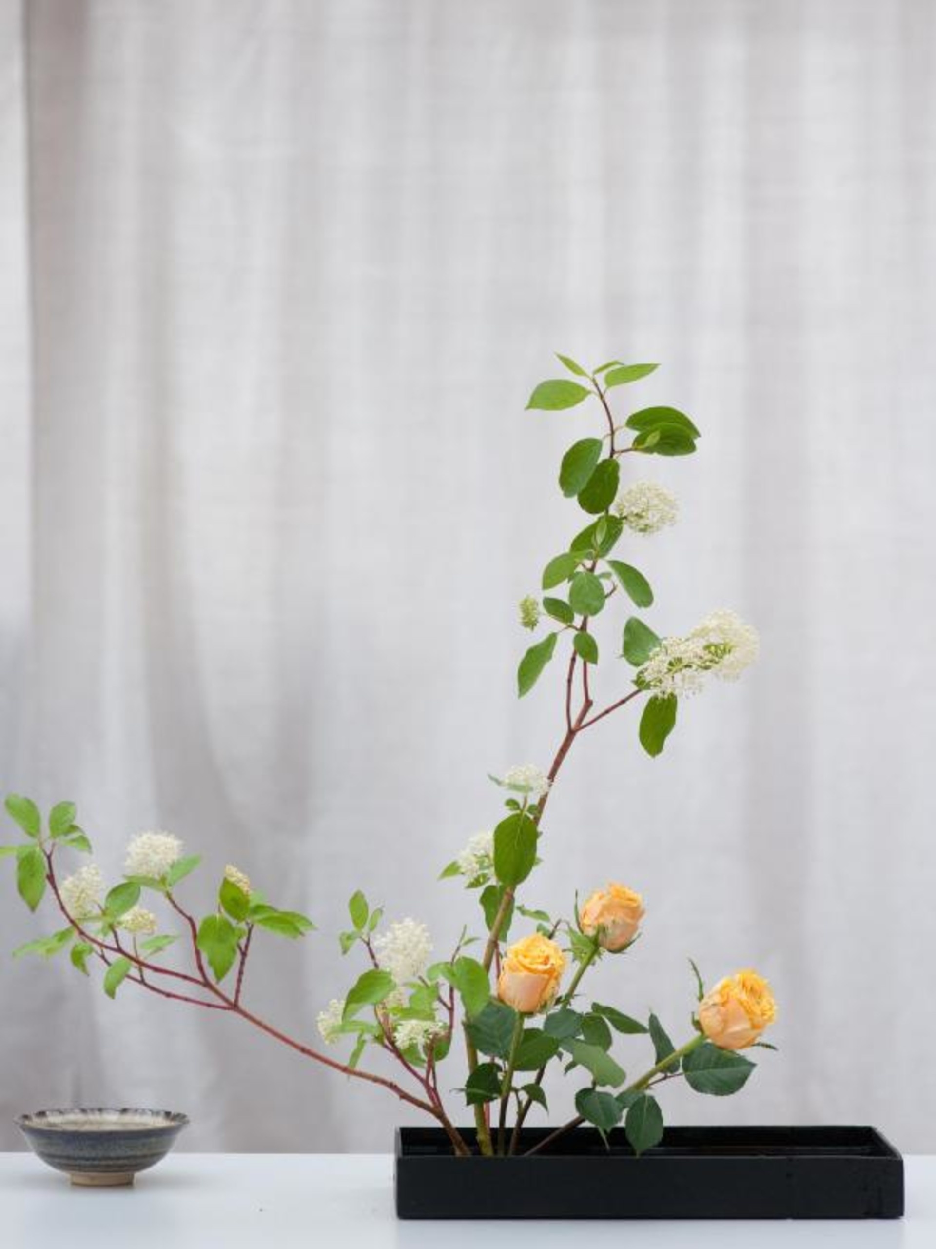 Ikebana wallpaper, Christopher Sellers post, Nature's delicate charm, Artistic inspiration, 1920x2560 HD Handy
