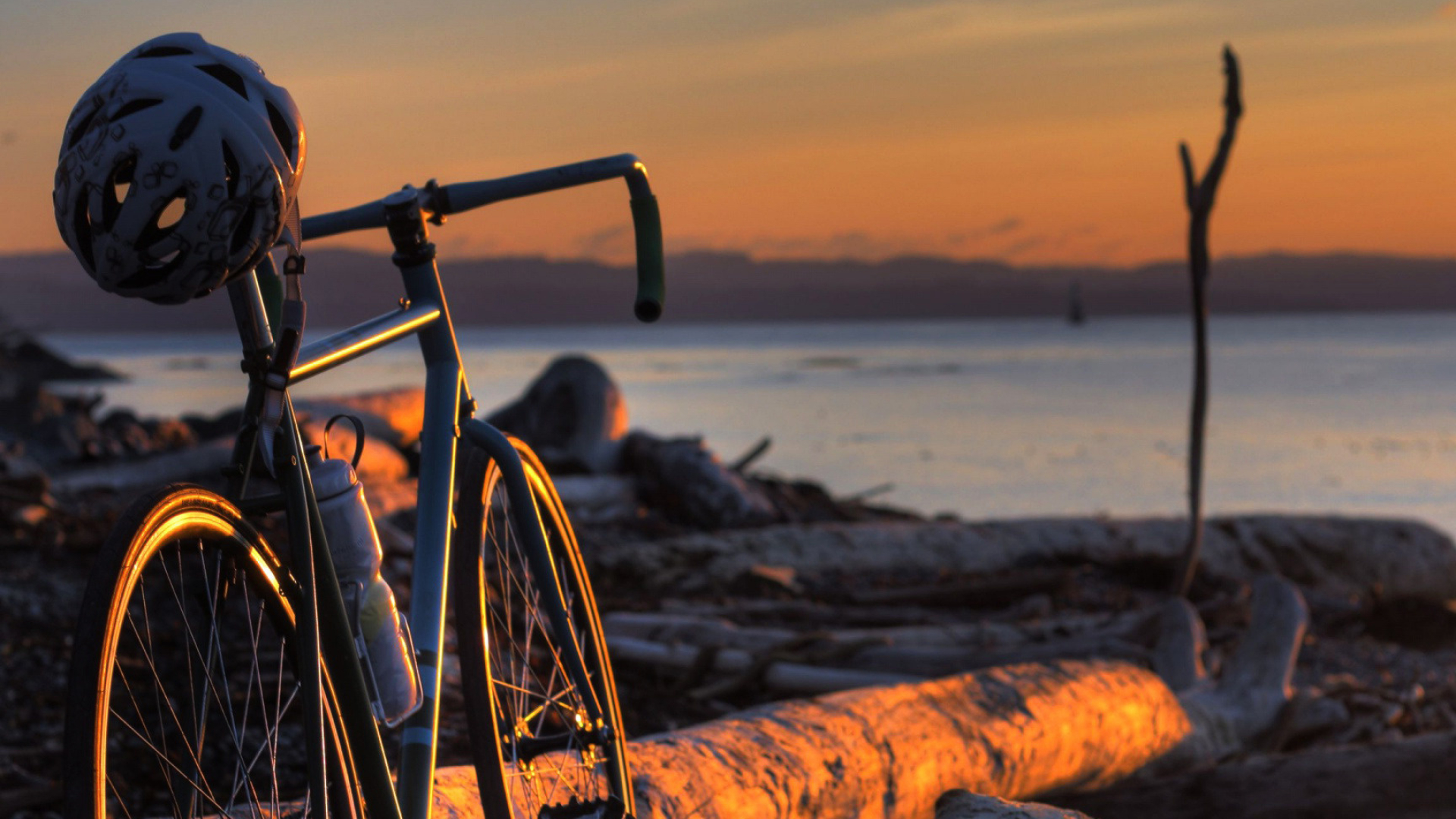 Bicycle in the sunset, Photography wallpapers, 1920x1080 Full HD Desktop