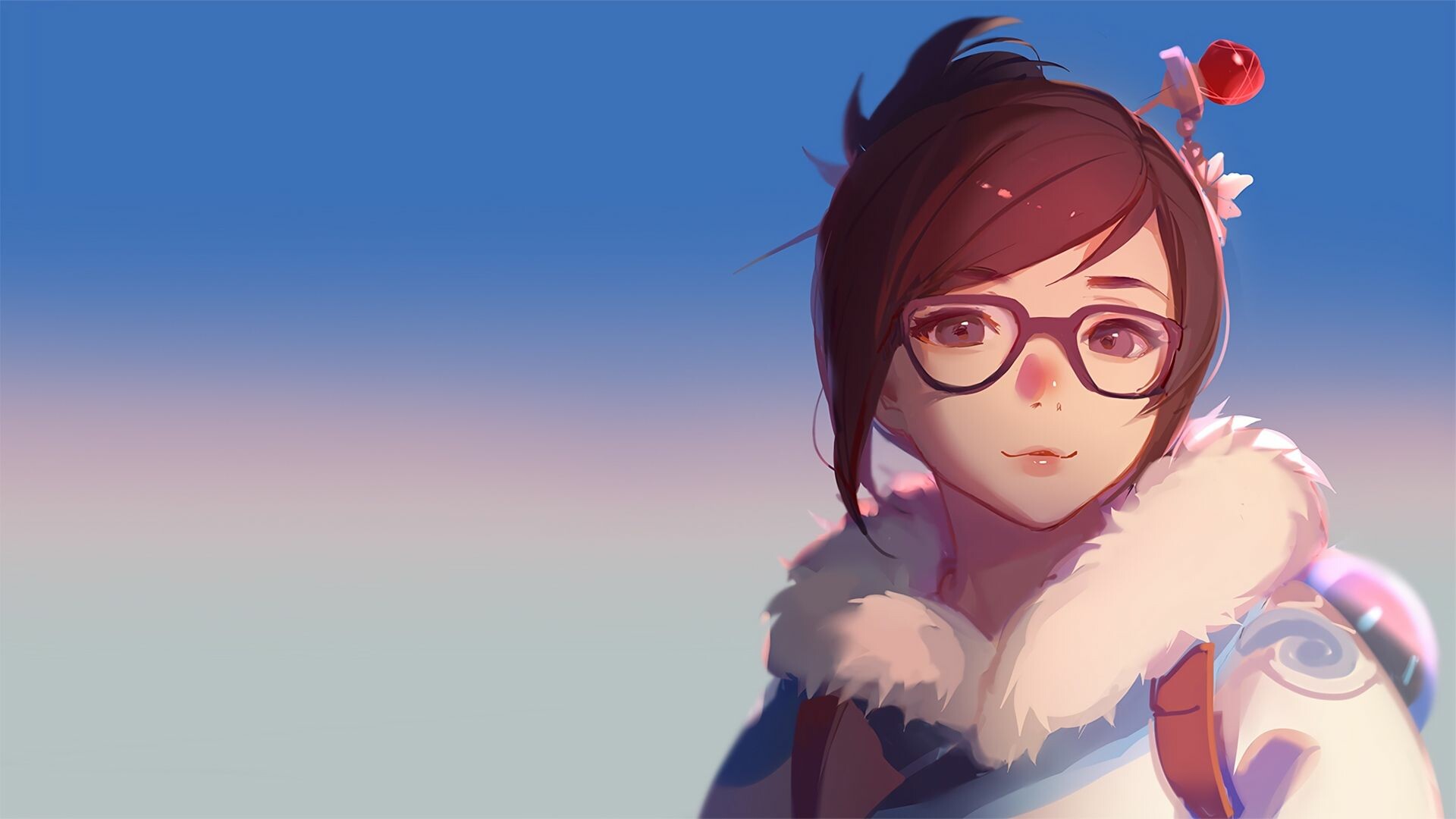 Overwatch: Mei, Uses an Endothermic Blaster to Cryo-Freeze herself. 1920x1080 Full HD Wallpaper.