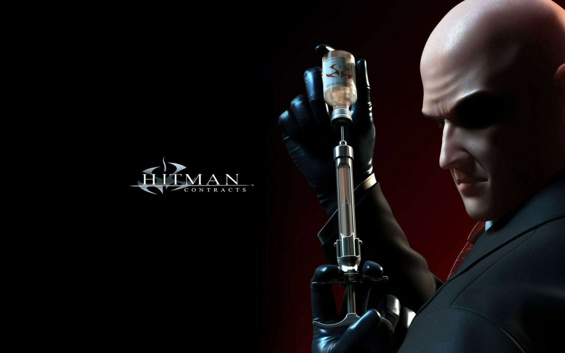 Hitman (Game): Contracts, The third installment, The cloned assassin Agent 47. 1920x1200 HD Wallpaper.