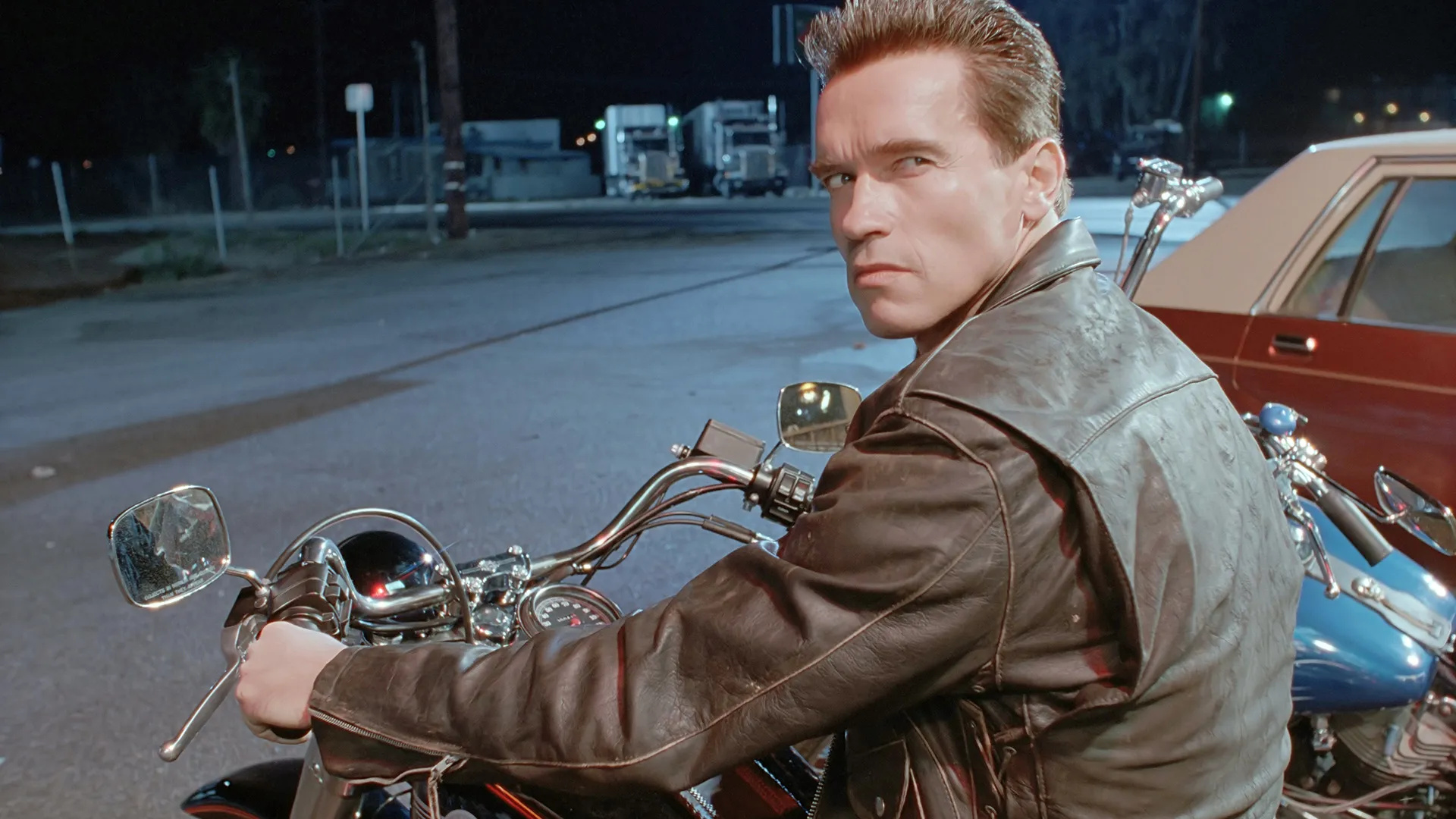 Arnold Schwarzenegger, Terminator Dark Fate, Thoughtful comments, Movie insights, 1920x1080 Full HD Desktop